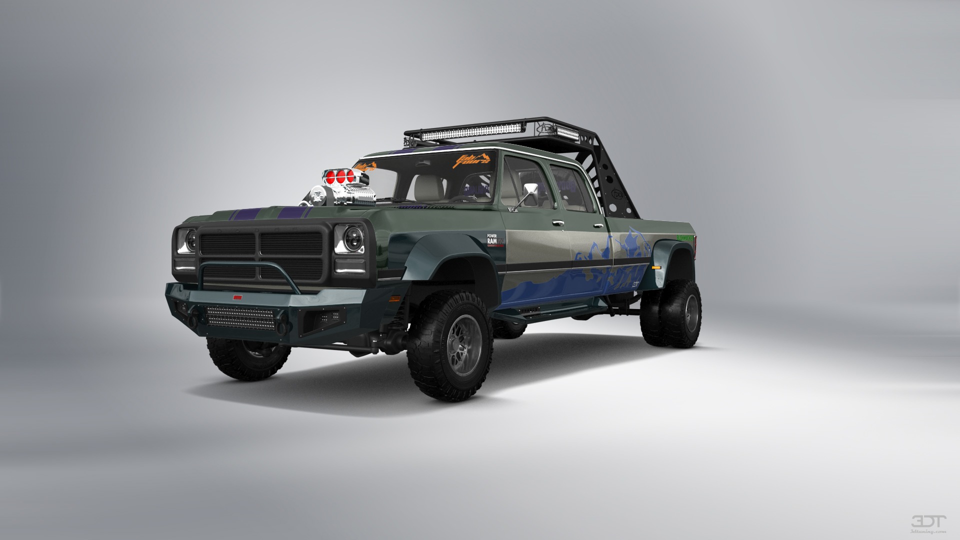 Dodge Ram 350 4 Door pickup truck 1991