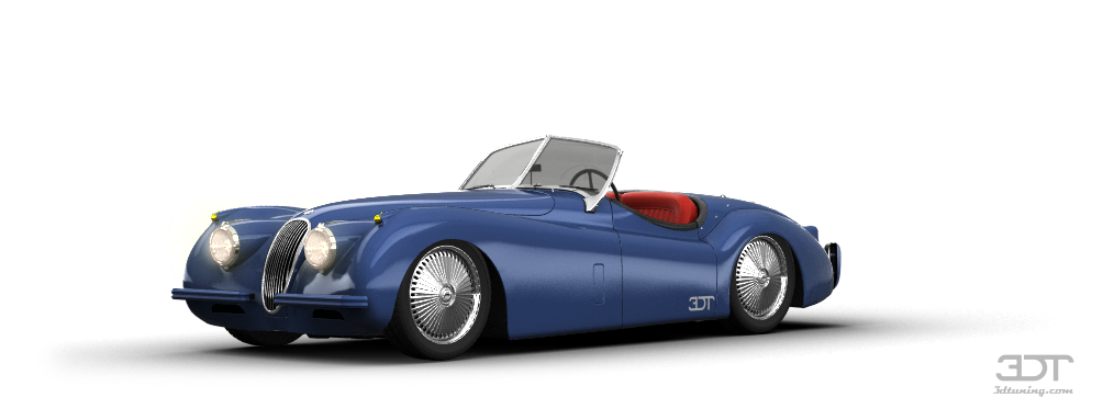 Tuning Jaguar XK120 Convertible 1954