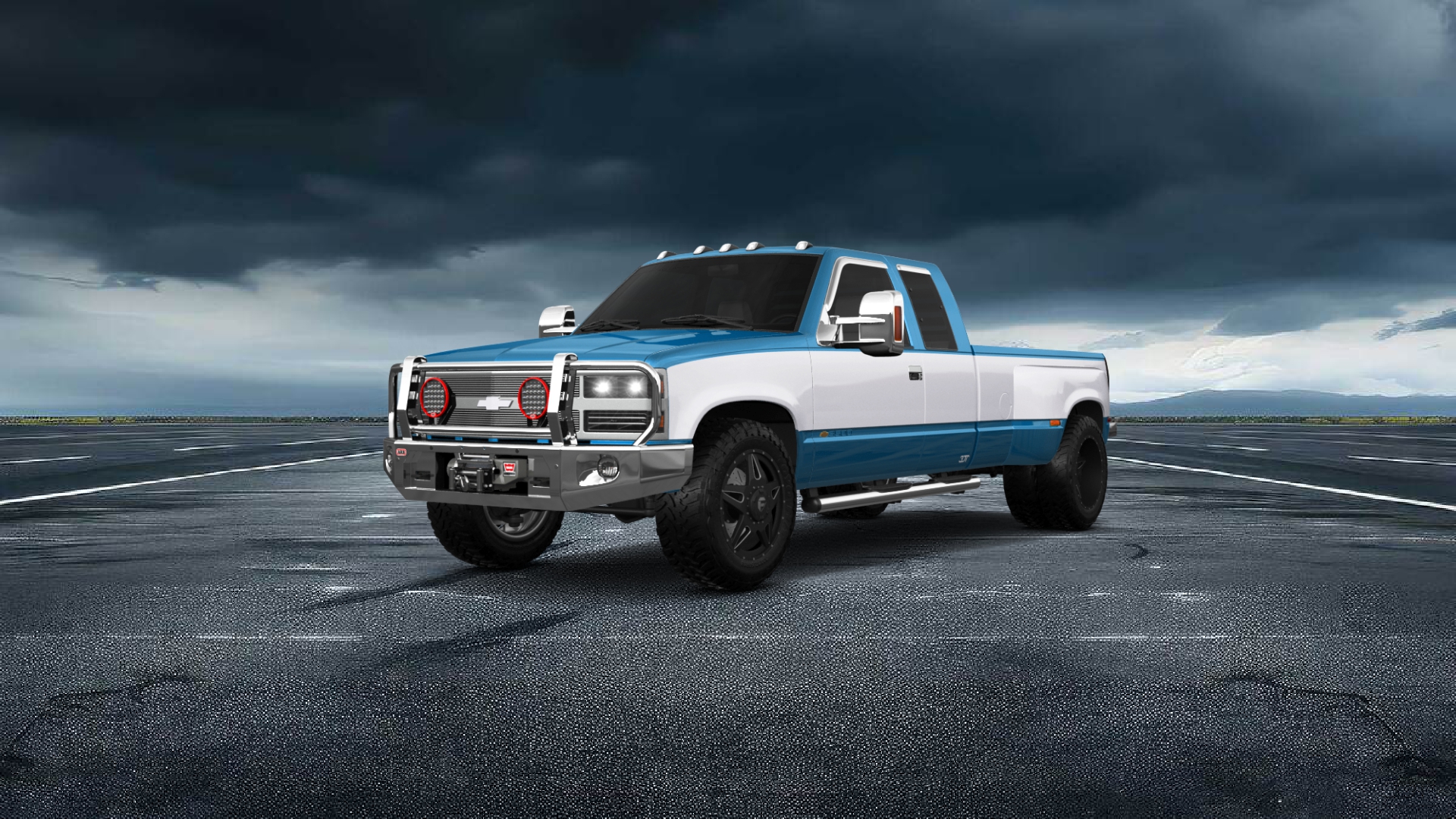 Chevrolet K3500 Extended Cab Pickup Truck 1988 tuning