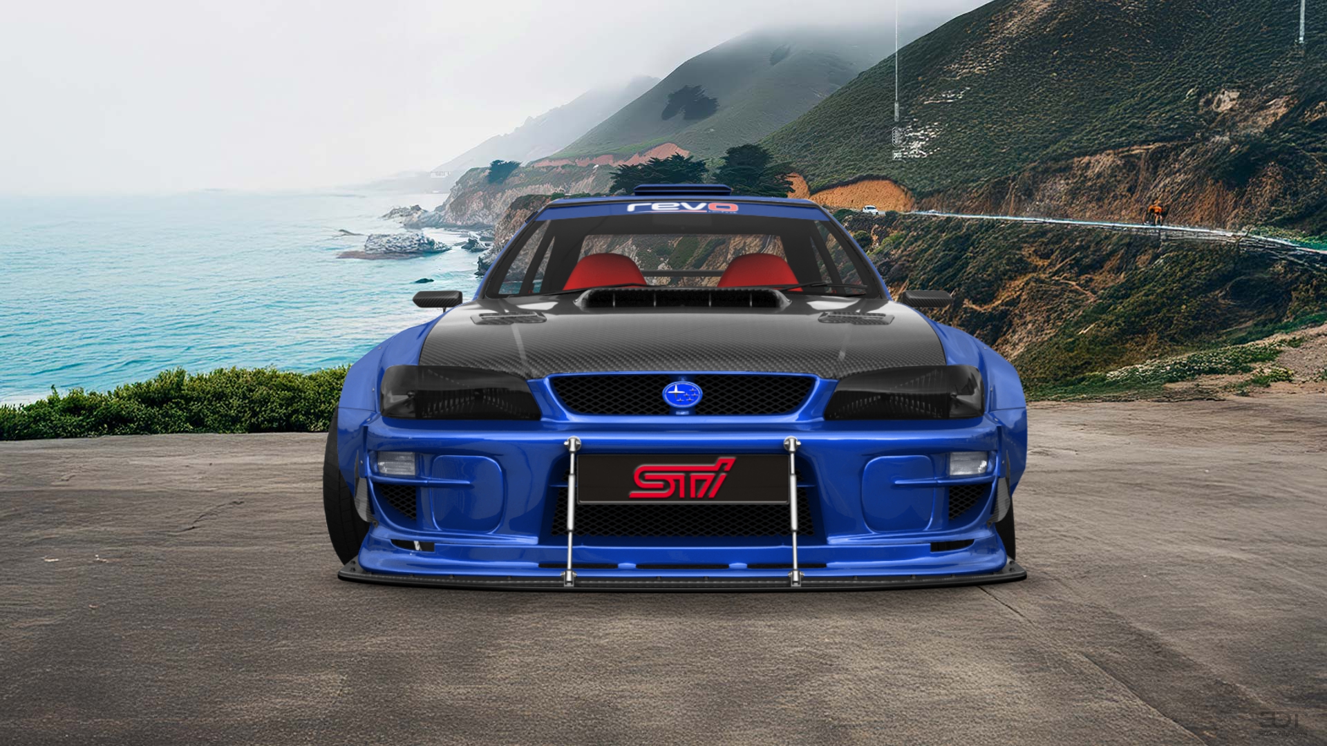 Subaru Impreza WRX STI 22B 2 Door Coupe 2000 tuning