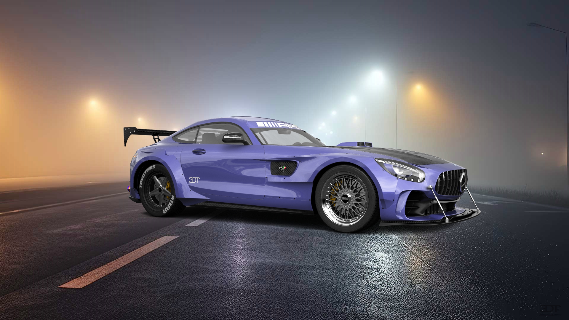 Mercedes AMG GT 2 door fastback coupe 2016 tuning