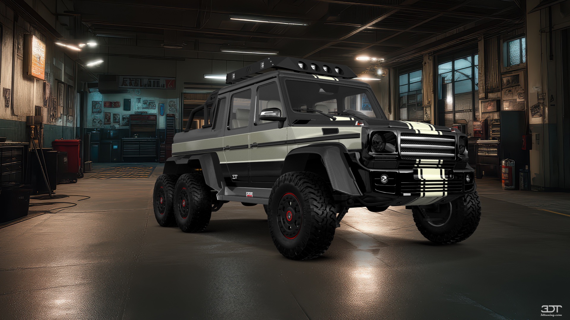 Mercedes G 63 AMG 6x6 4 Door pickup truck 2013 tuning