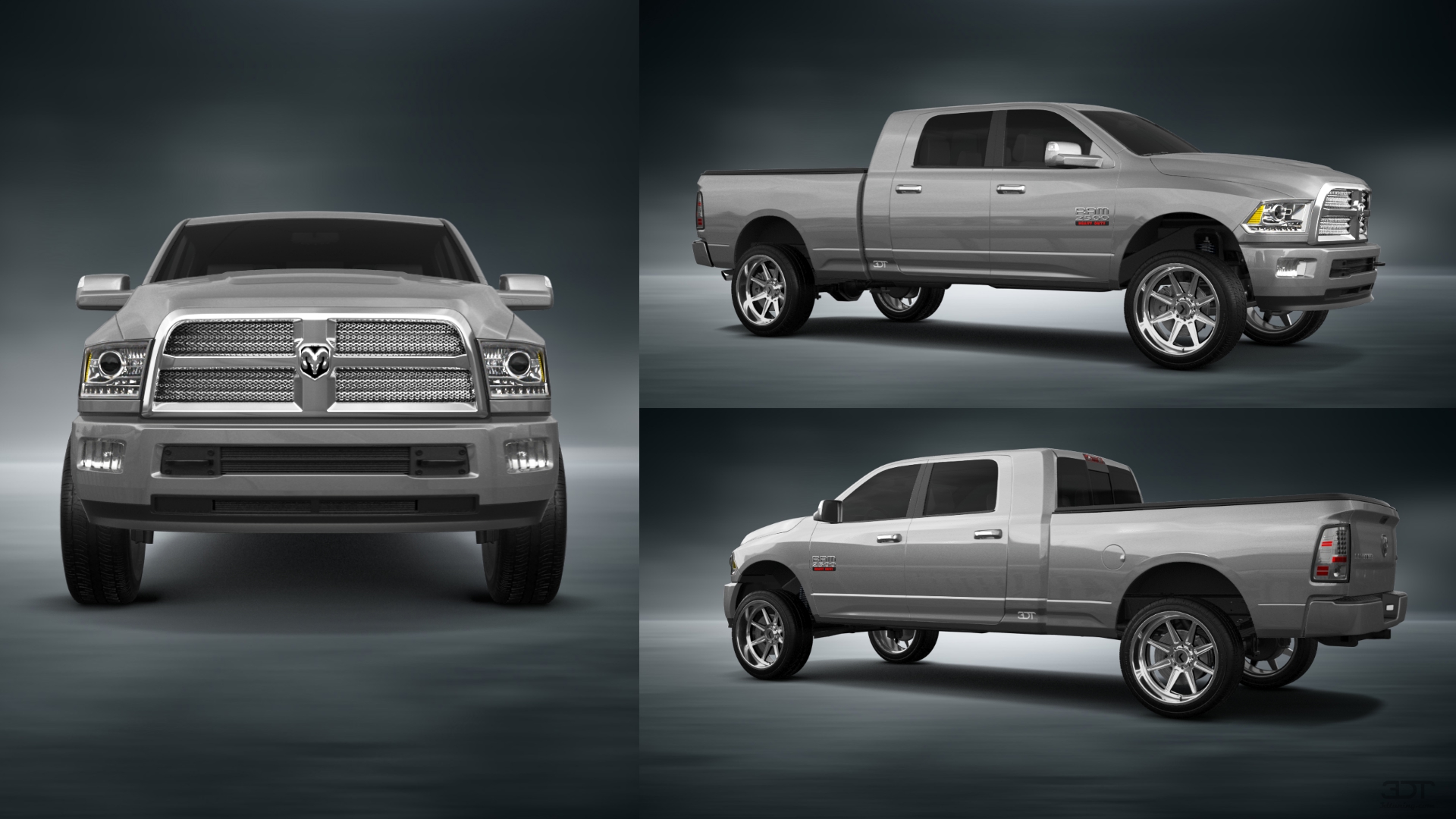 Dodge Ram 2500 Mega Cab 6.4 ft box 4 Door pickup truck 2010 tuning