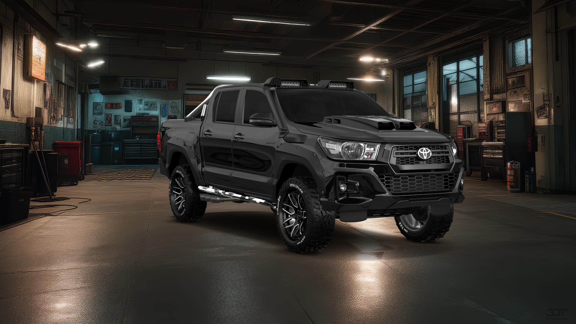 Toyota Hilux Double Cab 4 Door pickup truck 2015 tuning