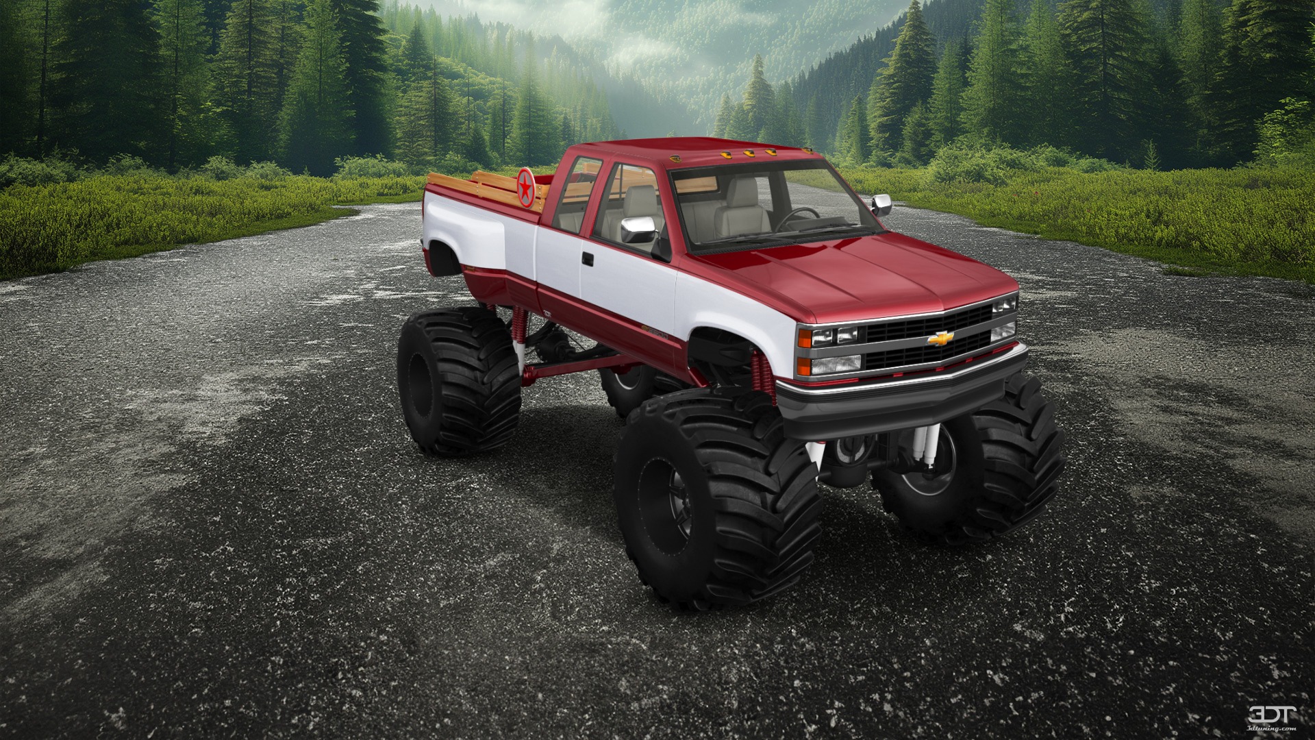 Chevrolet K3500 Extended Cab Pickup Truck 1988