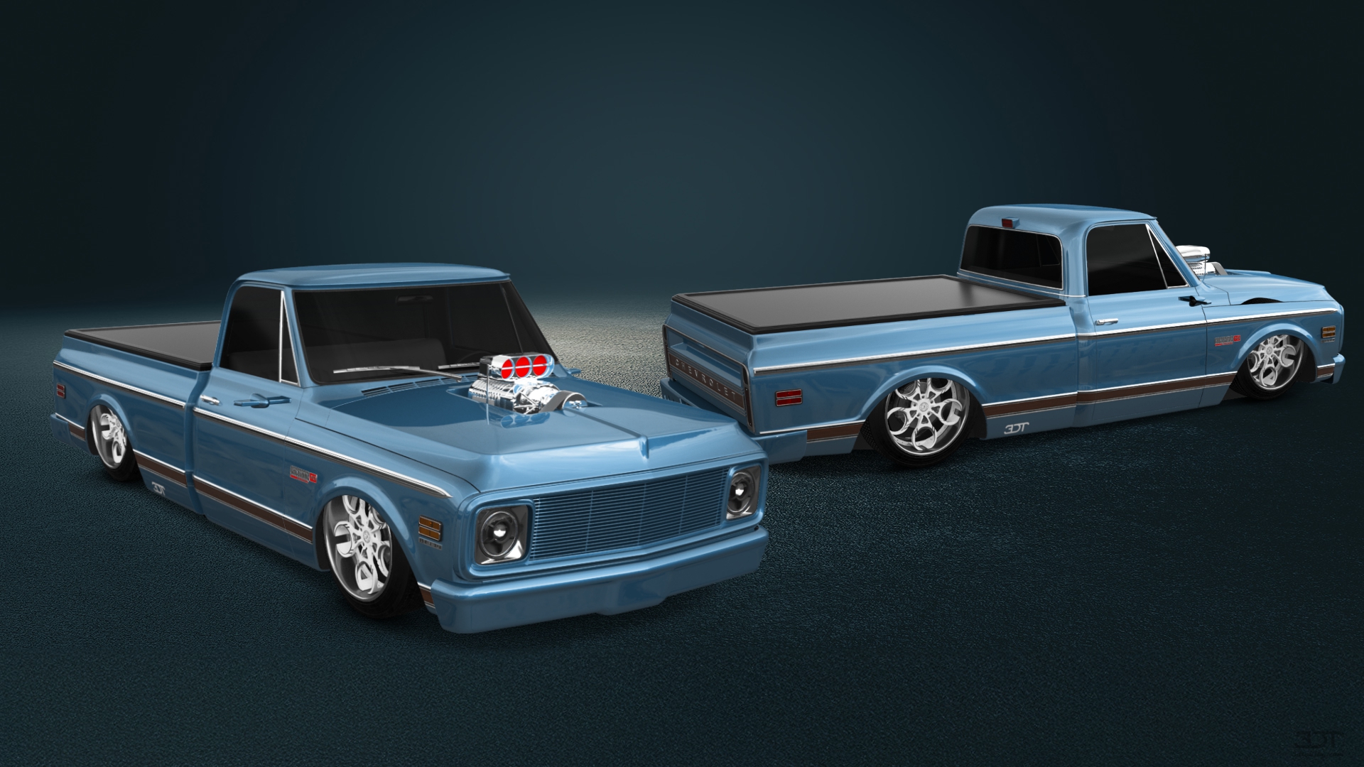 Chevrolet C-10 Cheyenne 2 Door pickup truck 1972