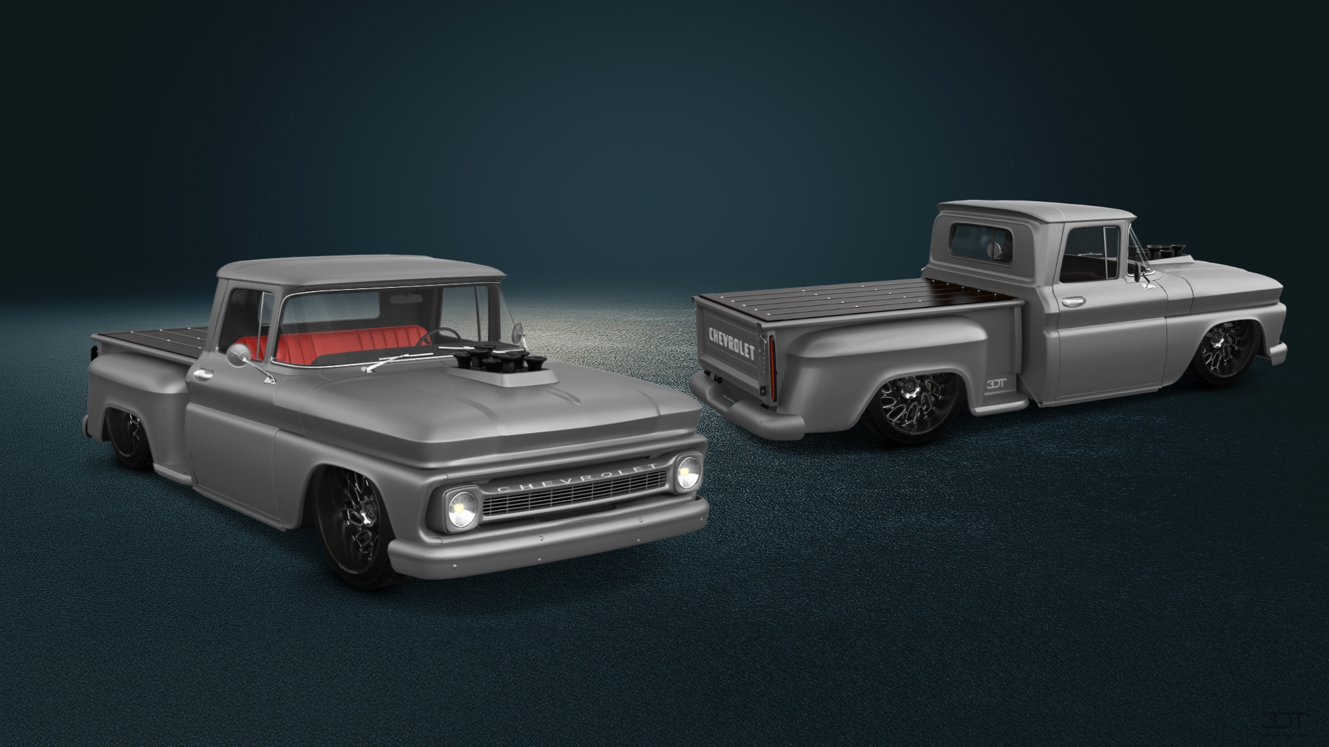 Chevrolet C-10 Stepside 2 Door pickup truck 1963 tuning