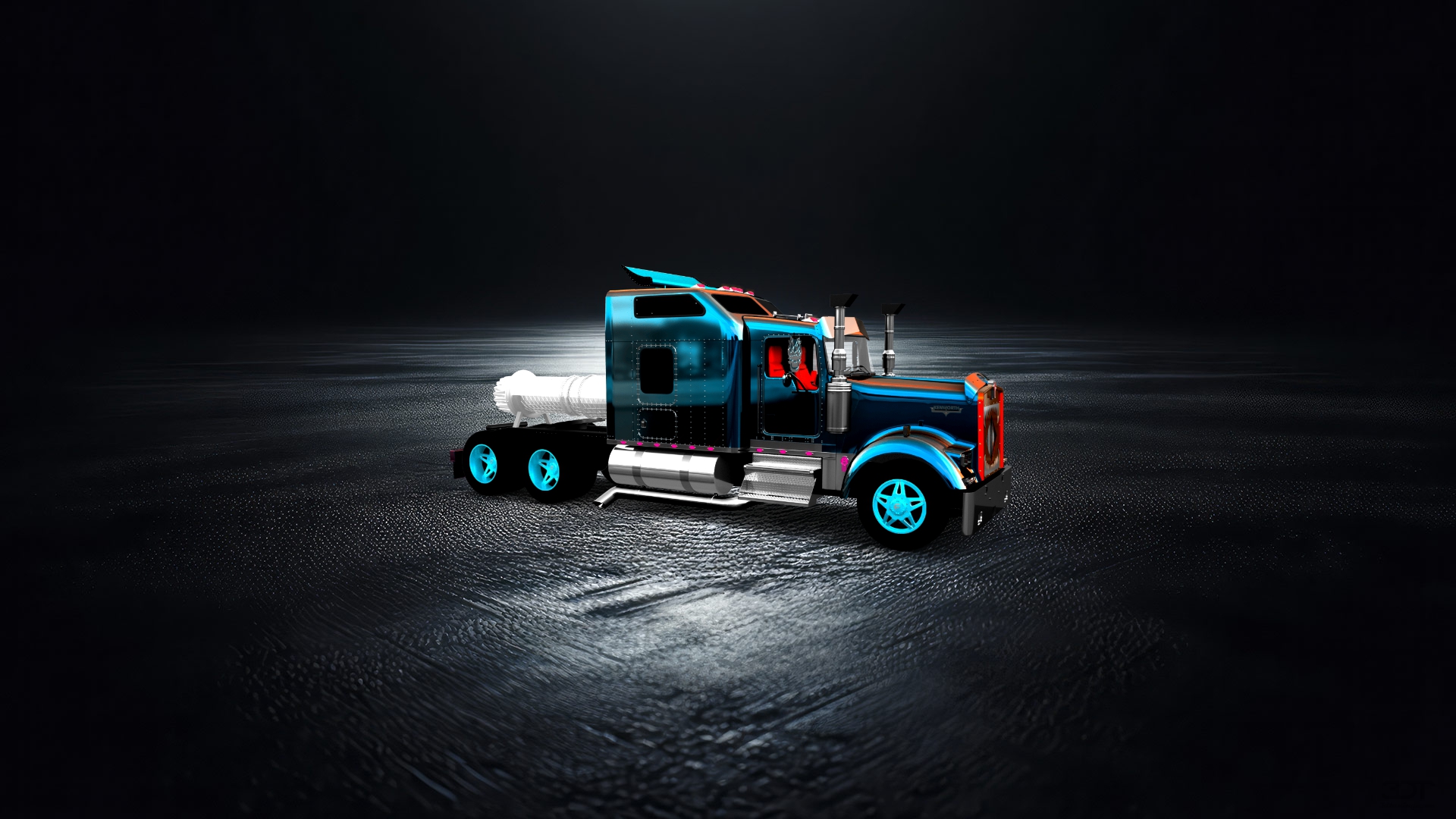 Kenworth W900 Sleeper Cab Truck 2015
