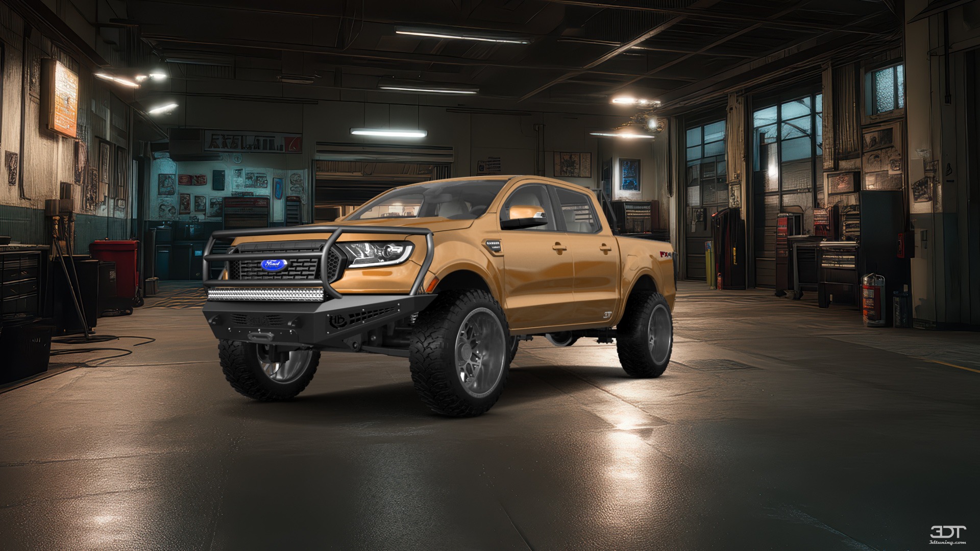 Ford Ranger 4 Door pickup truck 2019 tuning