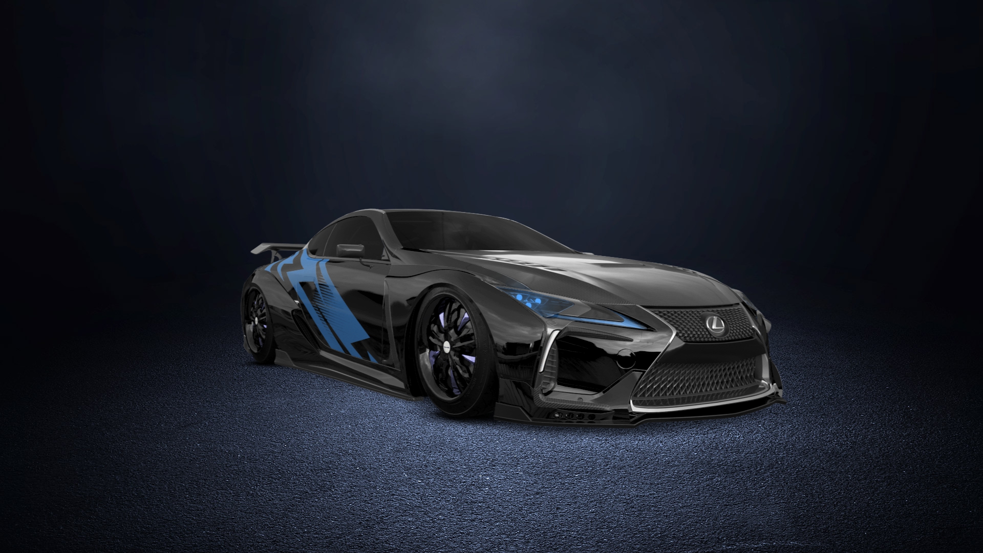 Lexus LC500 2 door fastback coupe 2017 tuning