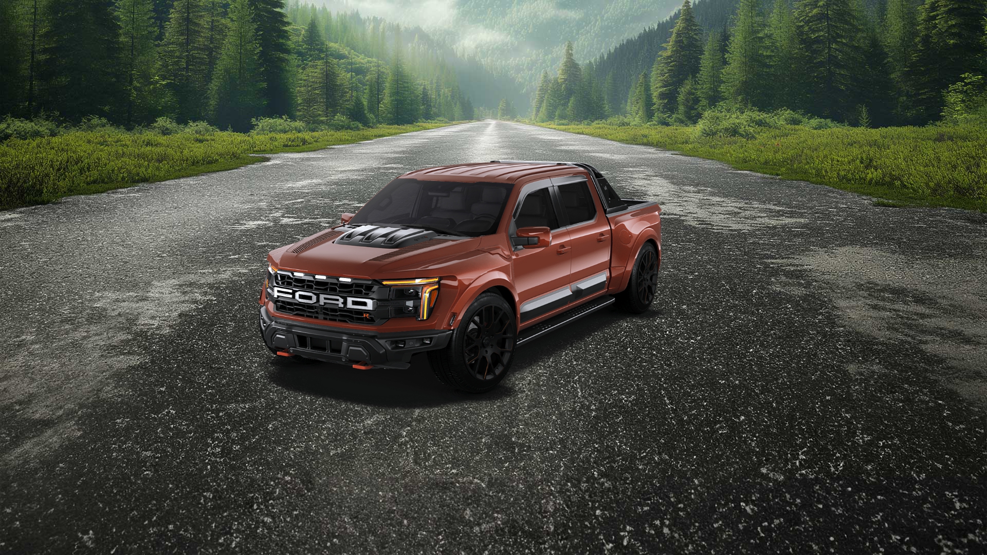 Ford F-150 Raptor 4 Door pickup truck 2024 tuning