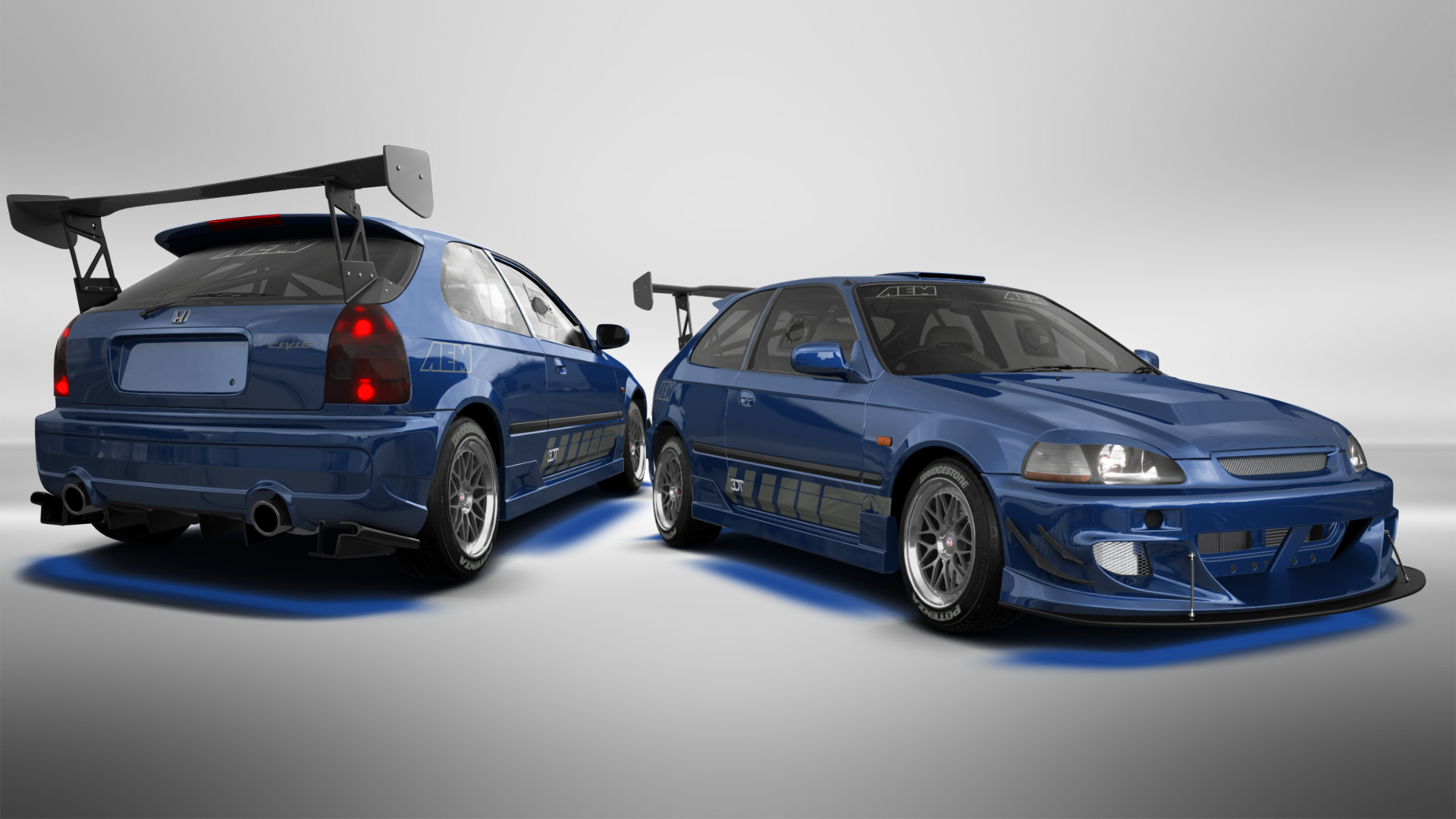 Honda Civic 3 Door Hatchback 1997 tuning