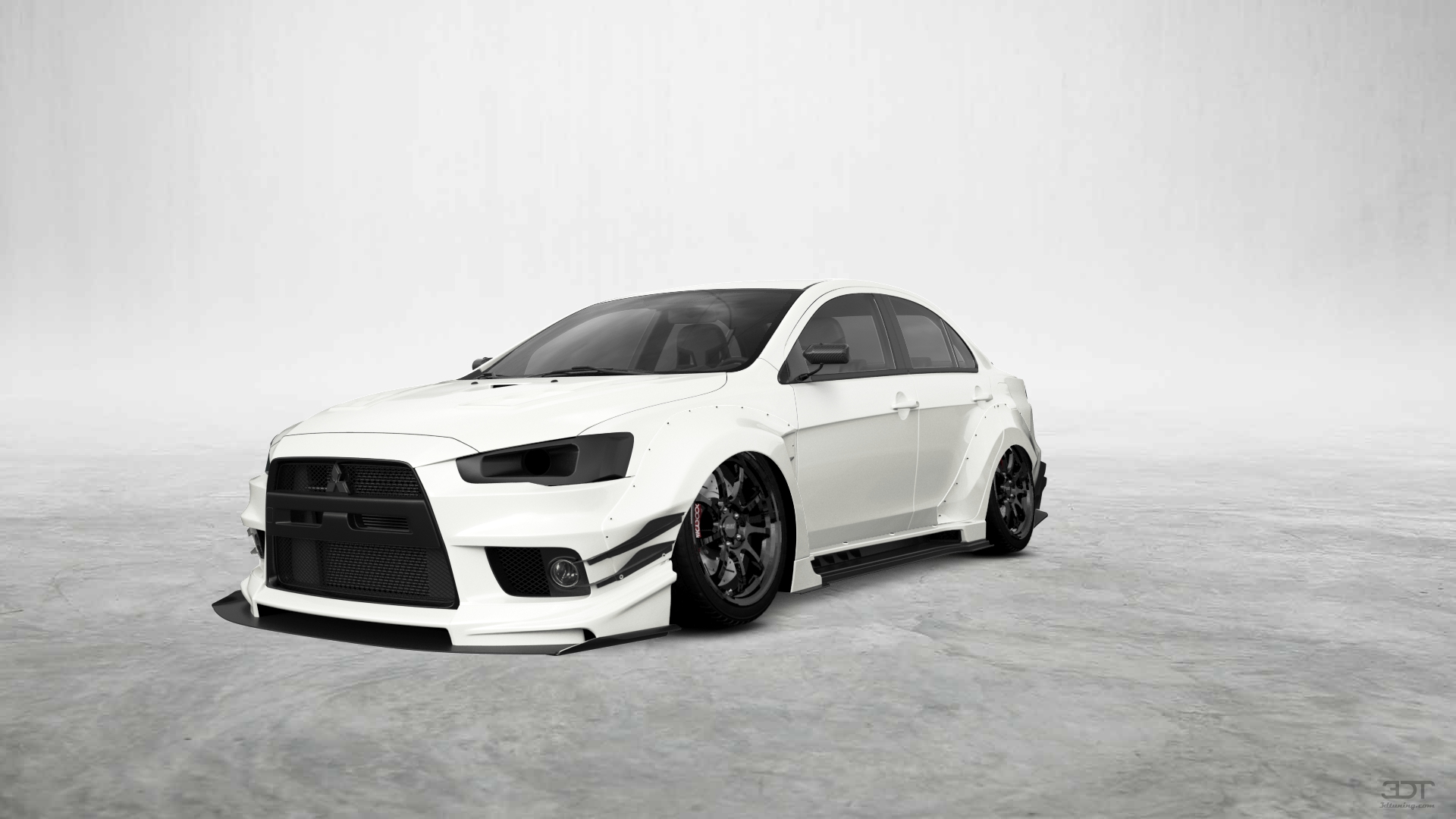 Custom Mitsubishi Lancer Evolution X 2008 Sedan by Roaring Gunner