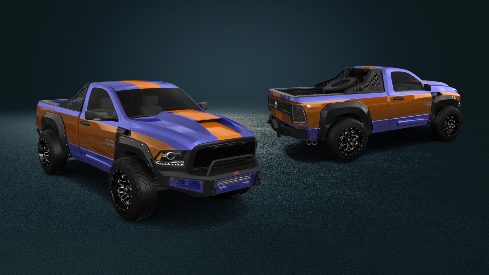 Dodge Ram 1500 6.4' box Regular Cab 2 Door pickup truck 2009 tuning