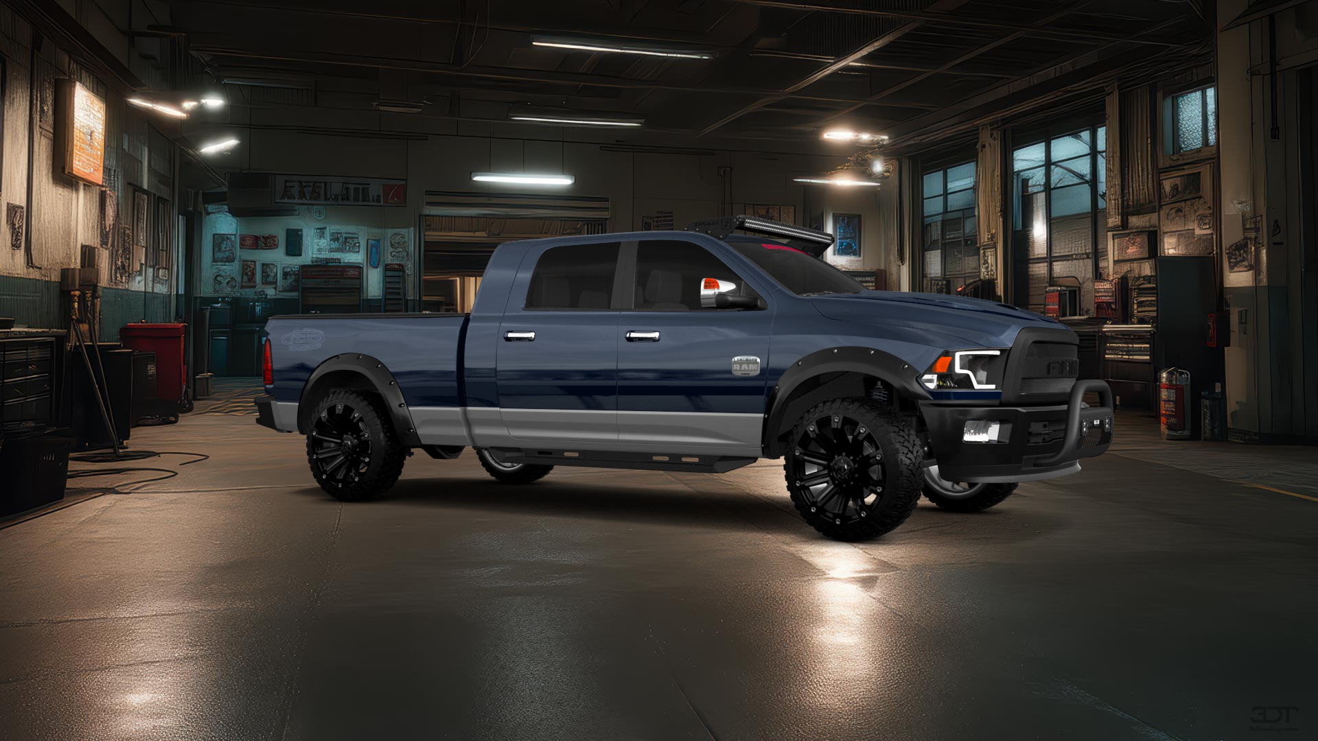 Dodge Ram 2500 Mega Cab 6.4 ft box 4 Door pickup truck 2010 tuning