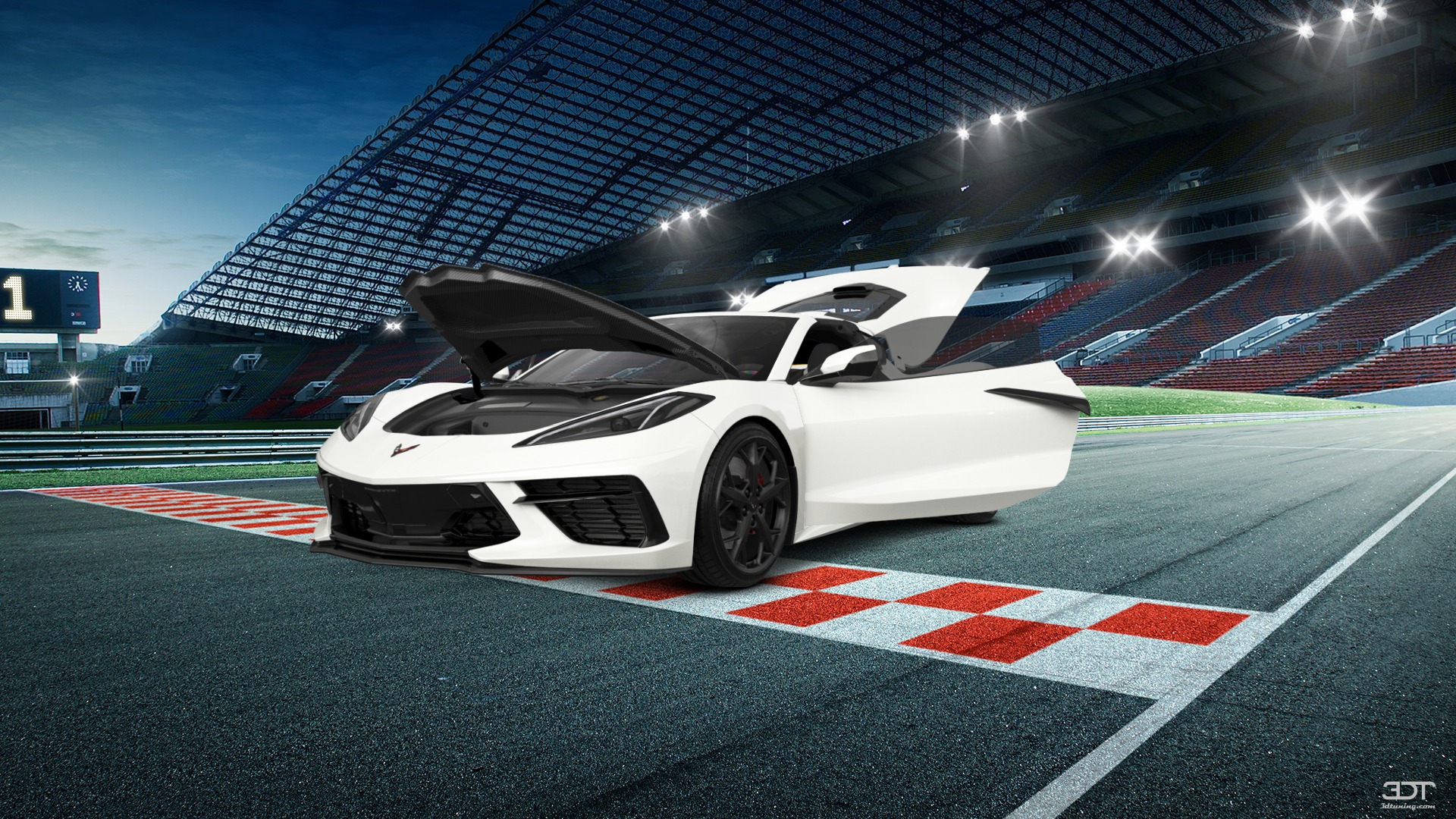 Chevrolet Corvette 2 door targa top 2020 Images