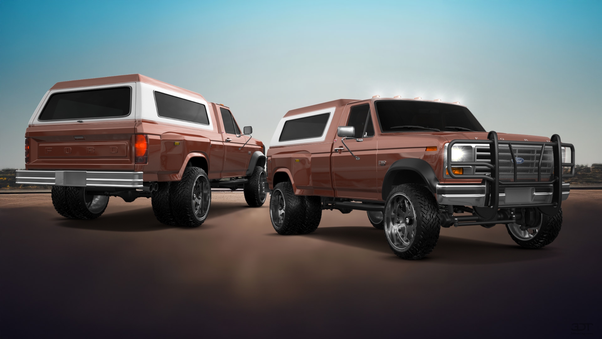 Ford F-350 Dually Regular Cab 2 Door pickup truck 1980 tuning