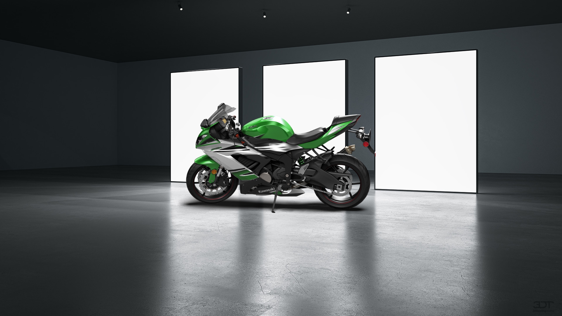 Kawasaki Ninja ZX 6R Sport Bike 2015 tuning