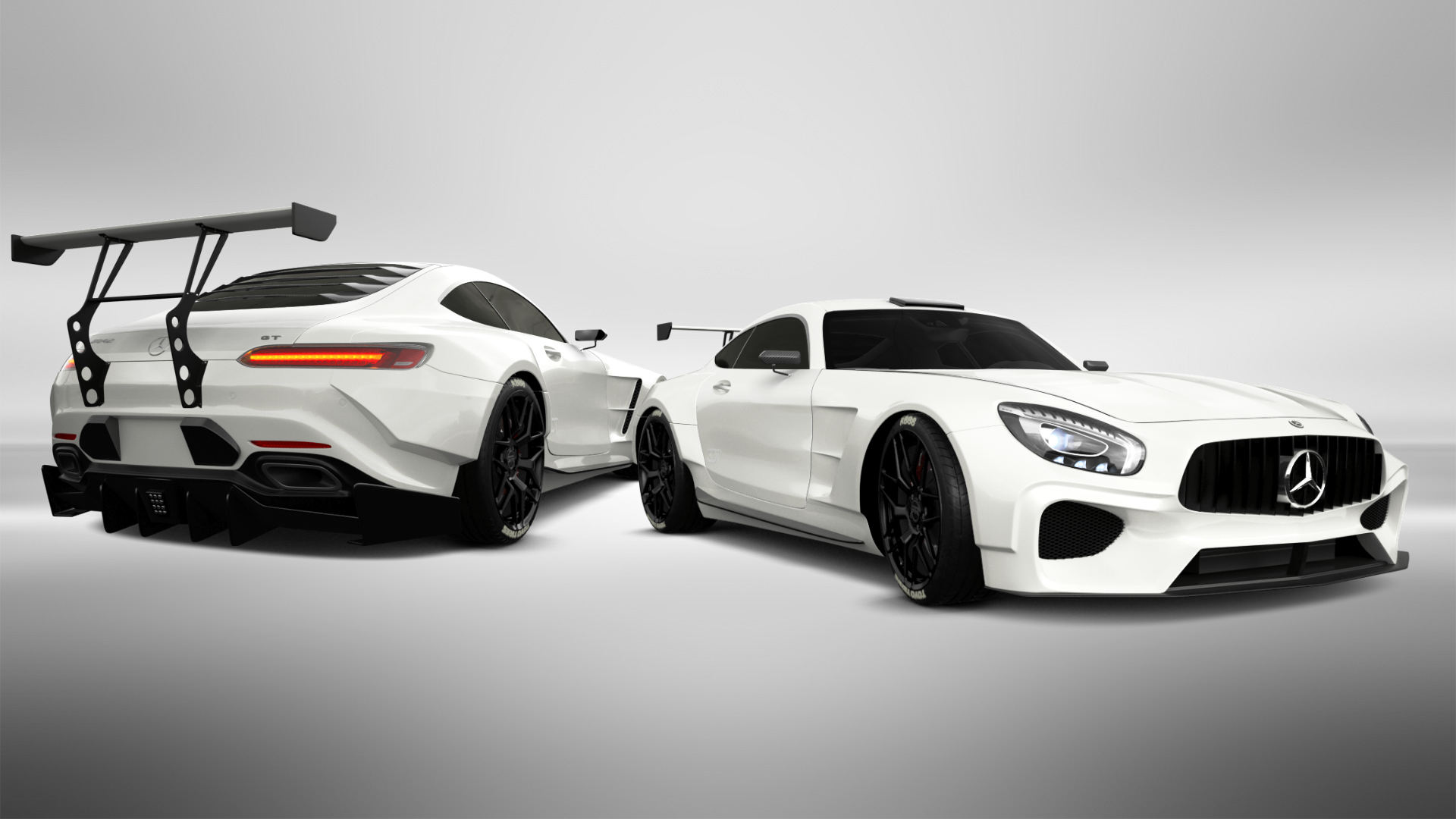 Mercedes AMG GT 2 door fastback coupe 2015 tuning