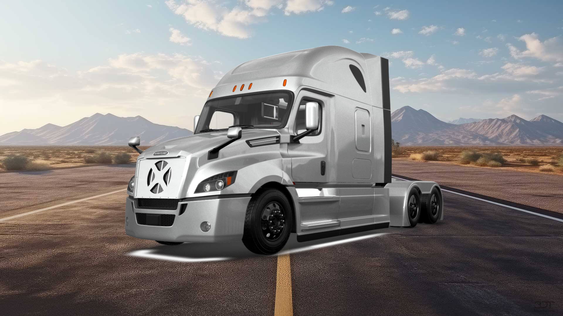 Freightliner Cascadia Sleeper Cab Truck 2018 tuning