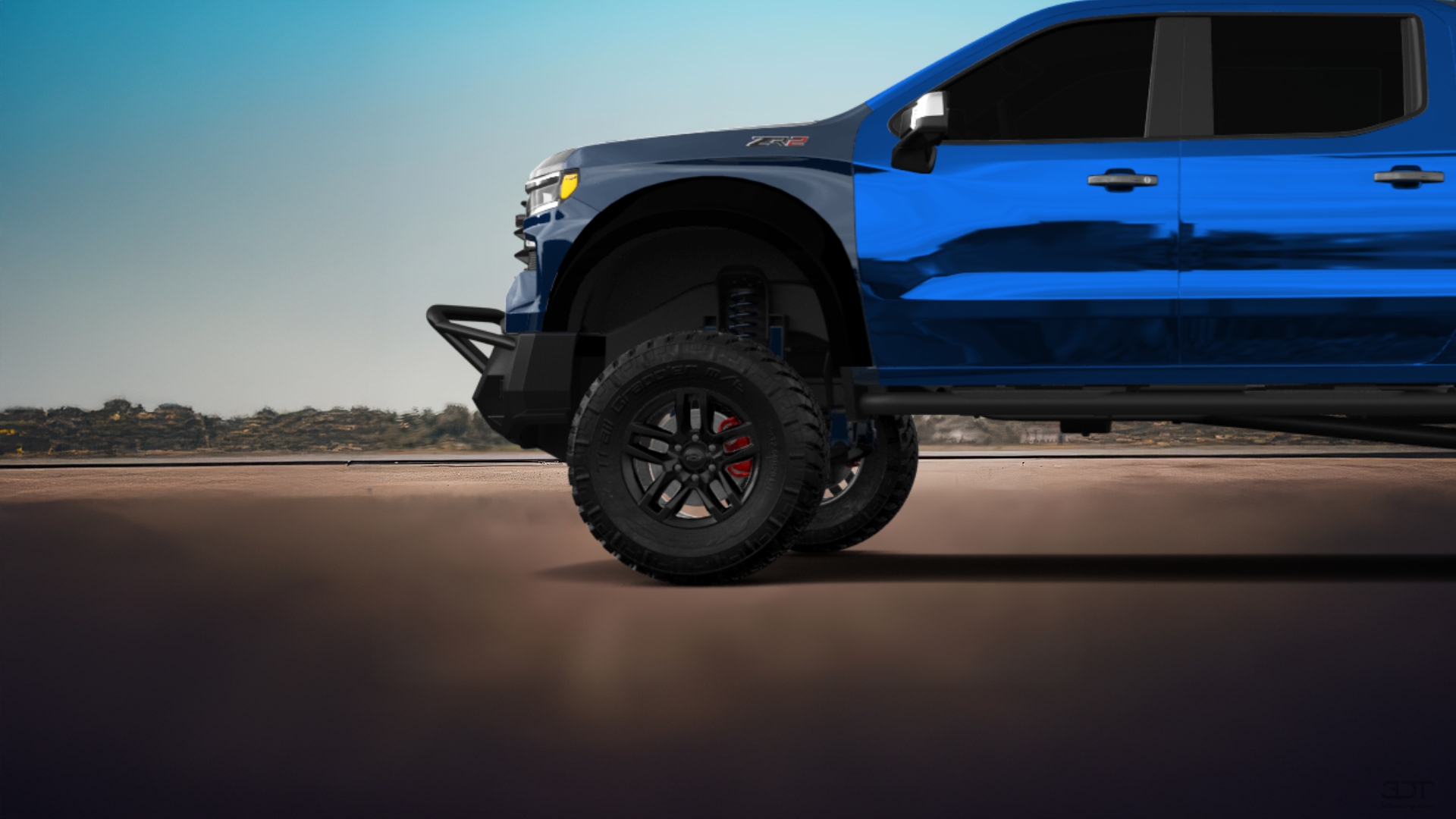 Chevrolet Silverado 1500 Crew Cab 5.8 ft box 4 Door pickup truck 2023 tuning