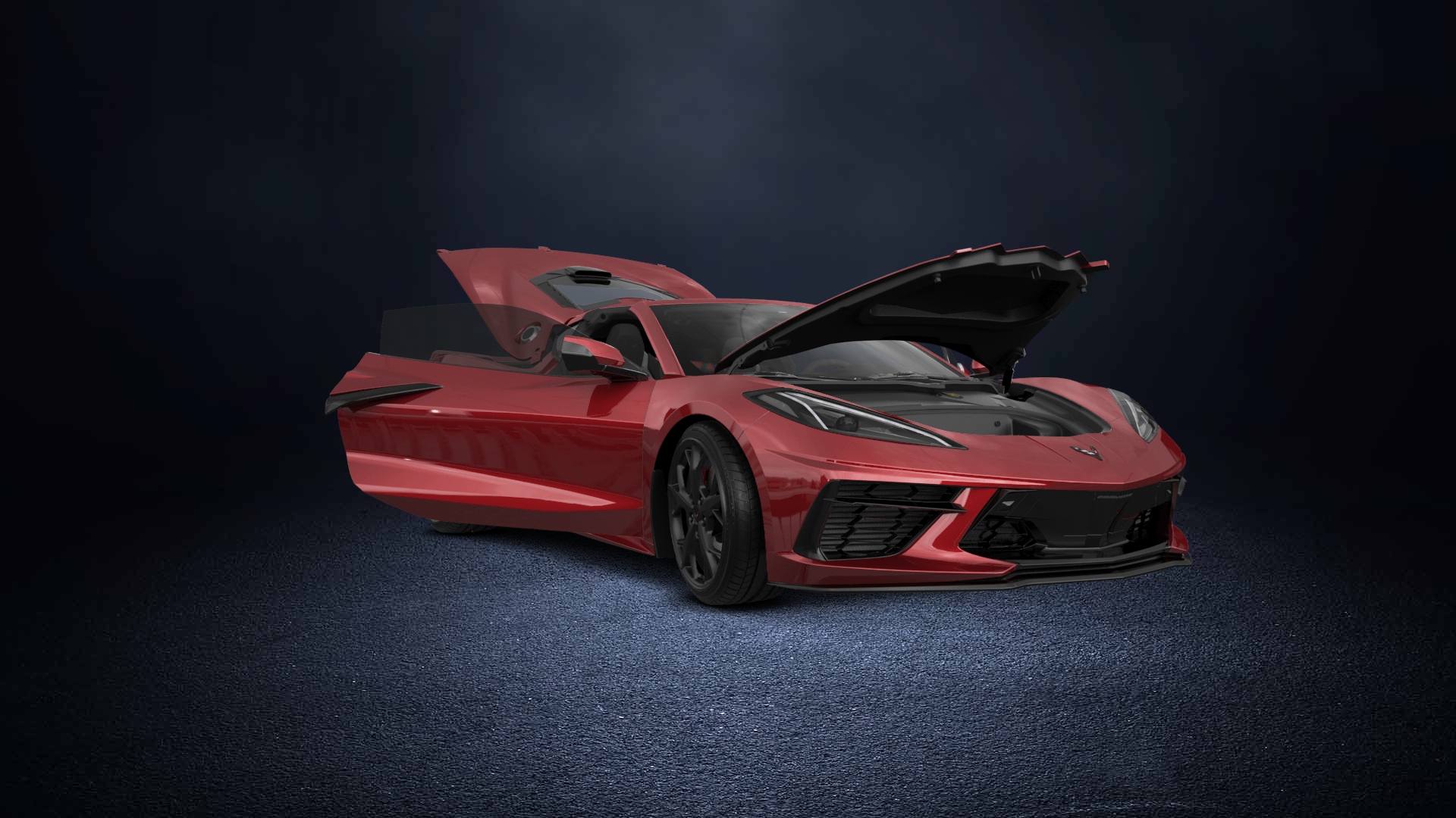 Chevrolet Corvette 2 door targa top 2020 tuning