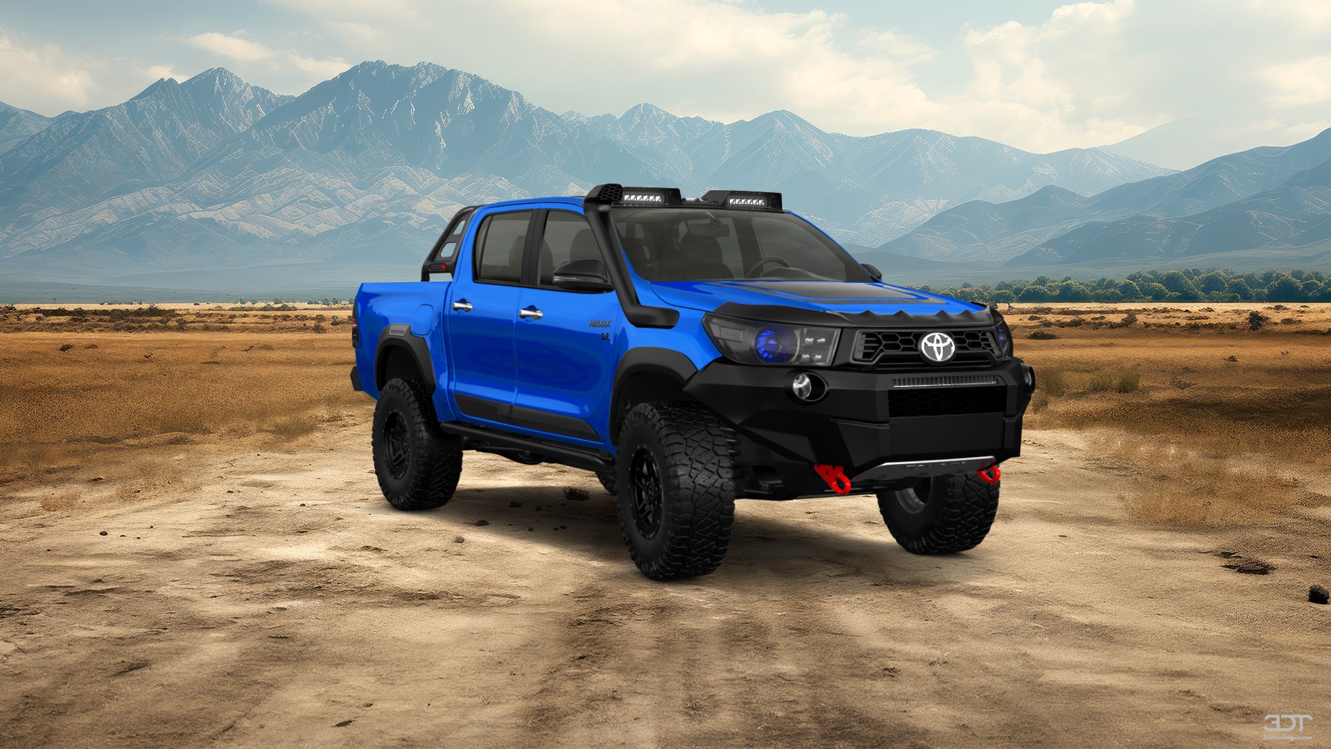 Toyota Hilux Double Cab 4 Door pickup truck 2015 tuning