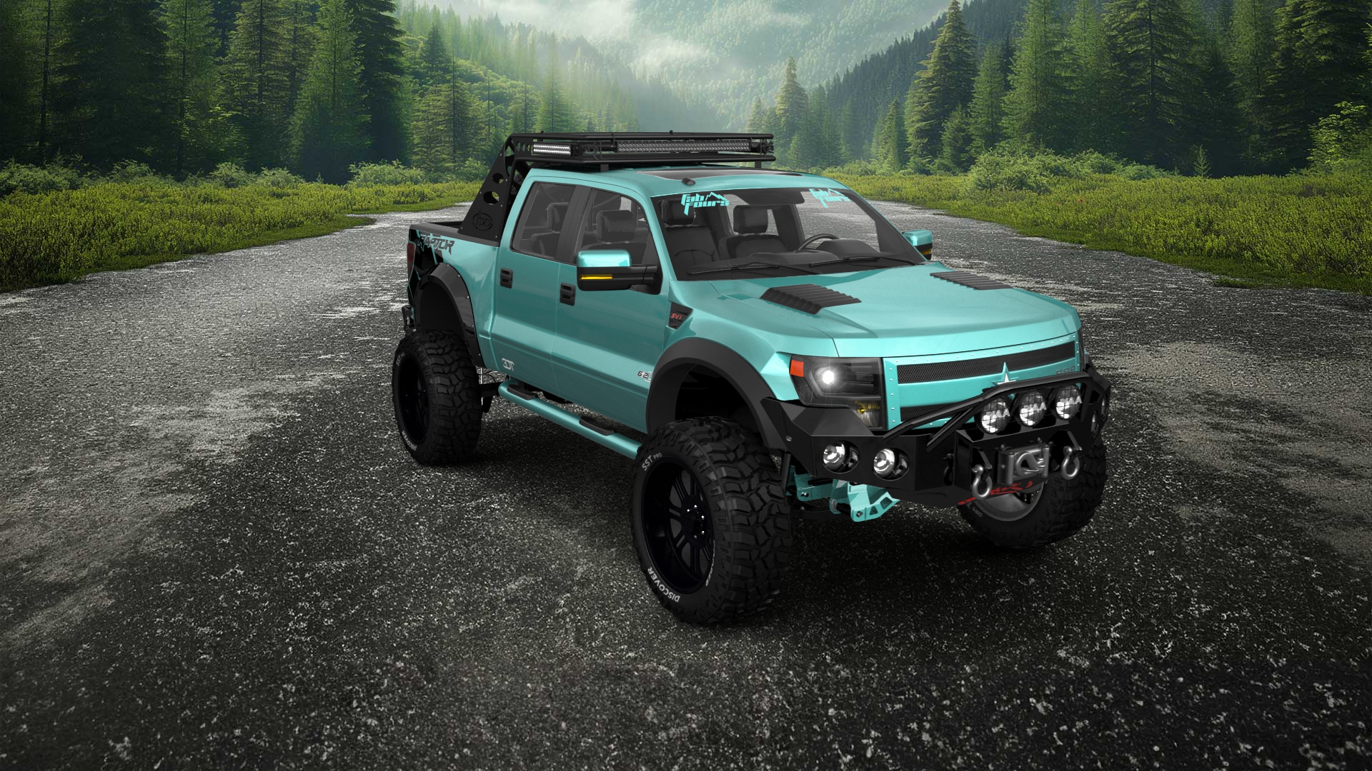 Ford F-150 SVT Raptor 4 Door pickup truck 2013