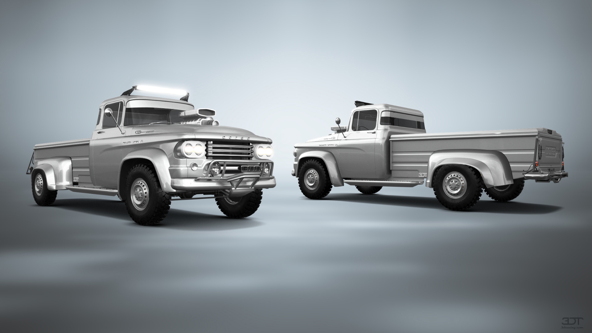 Dodge Power Wagon W300 2 Door pickup truck 1958