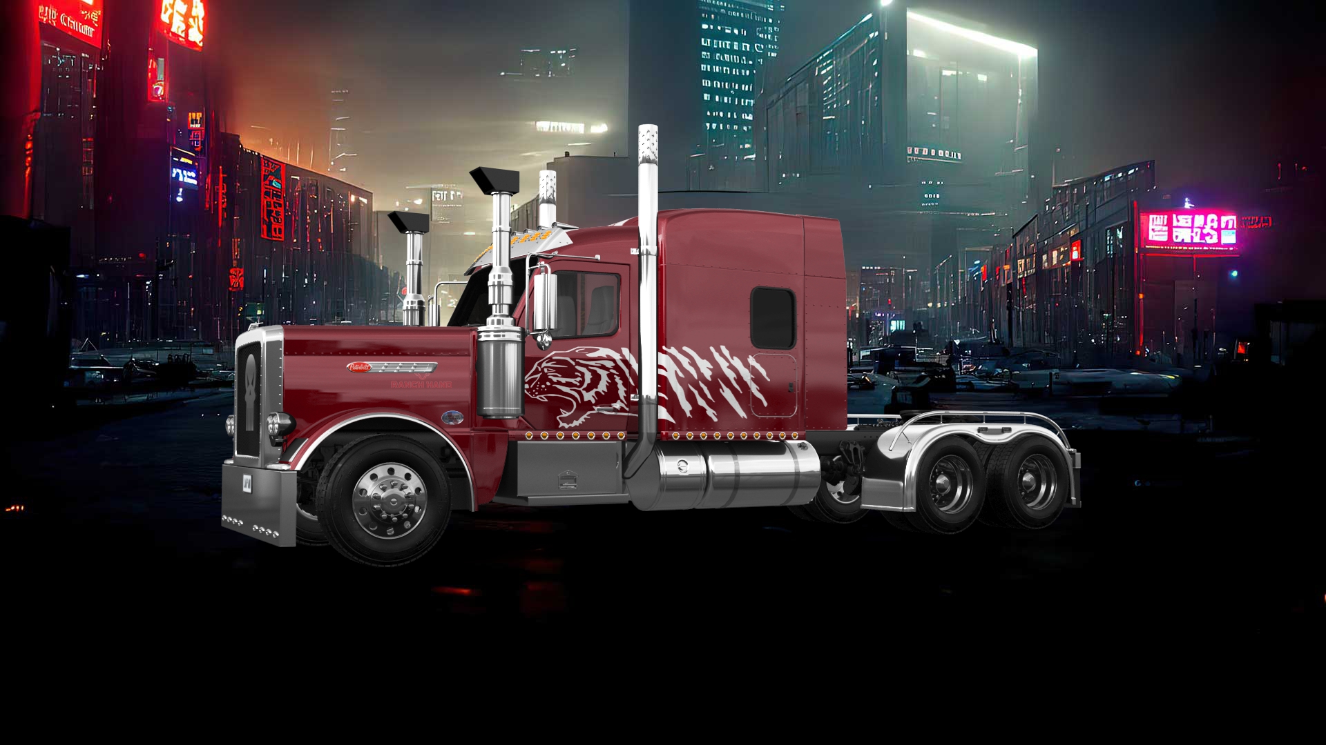 Peterbilt 589 Sleeper Cab Truck 2024 tuning