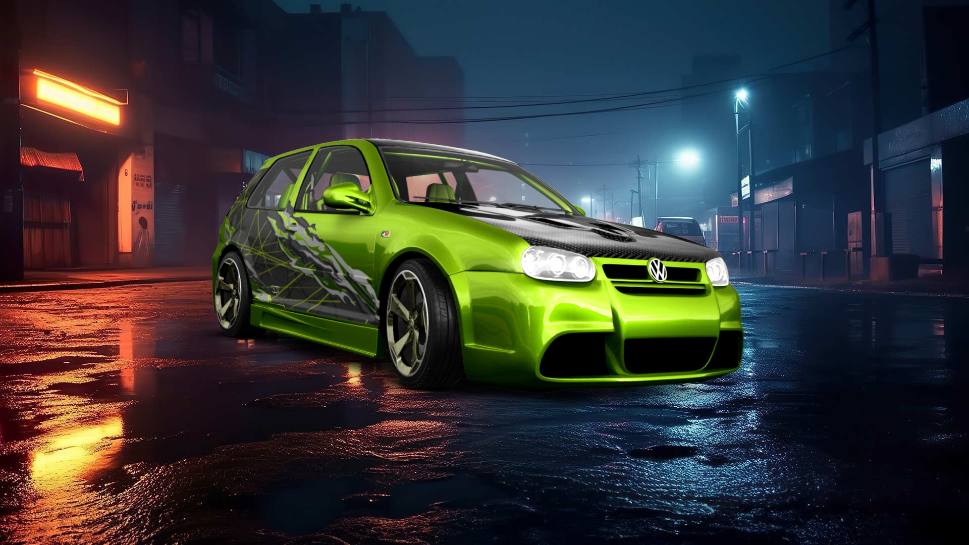 Volkswagen Golf 4 (mk4) 3 Door Hatchback 1997 tuning