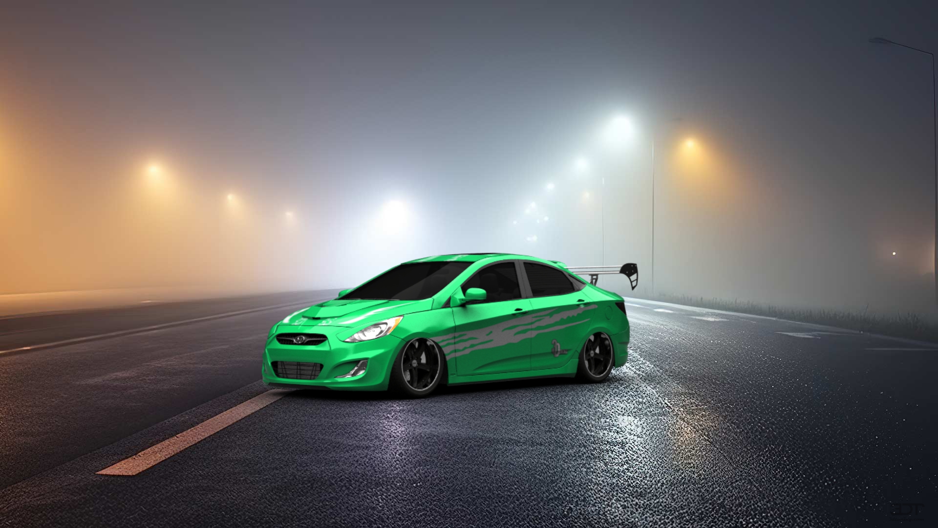 Hyundai Solaris Sedan 2011 tuning