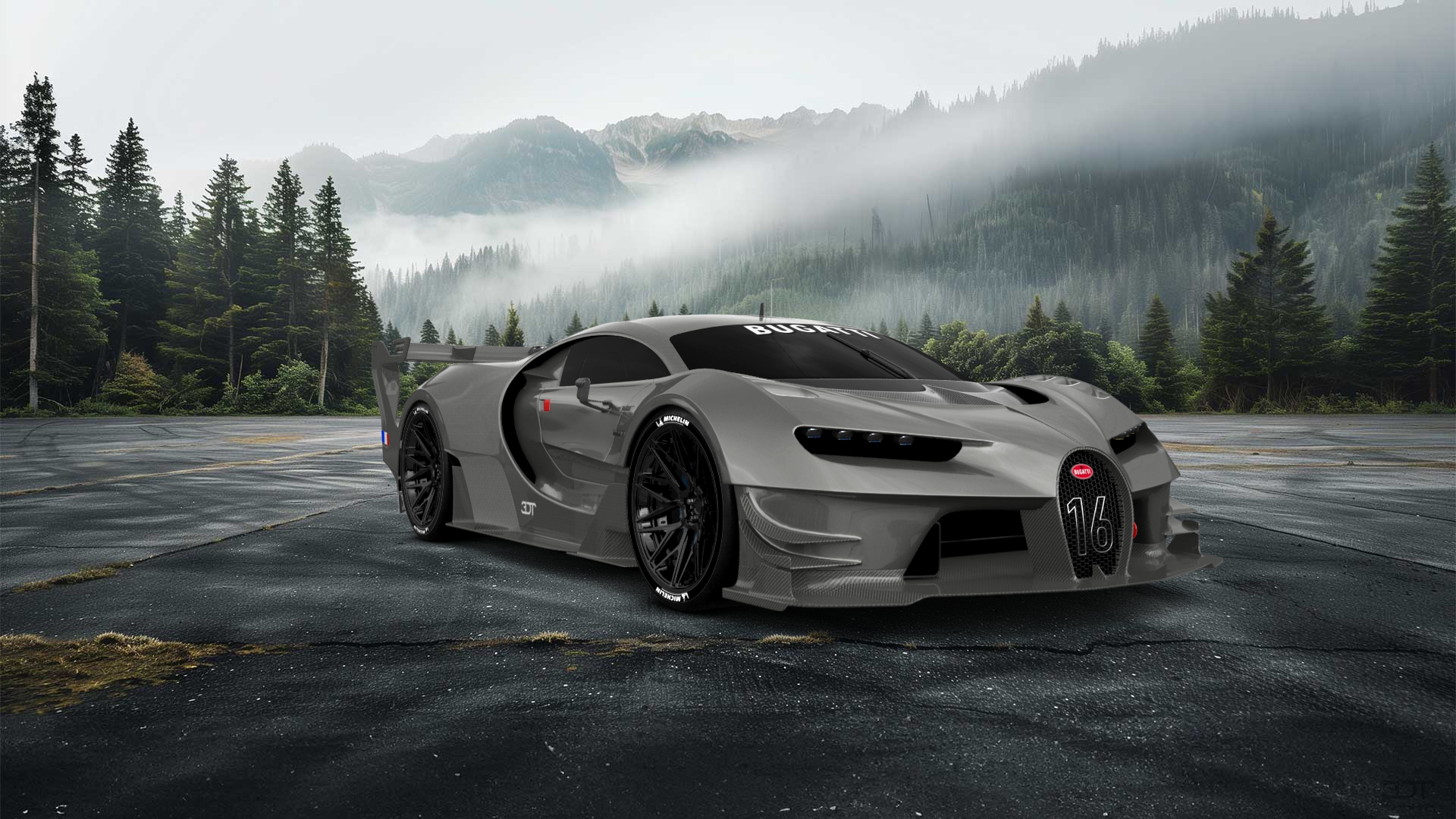 Bugatti Vision GT Supercar 2015 tuning