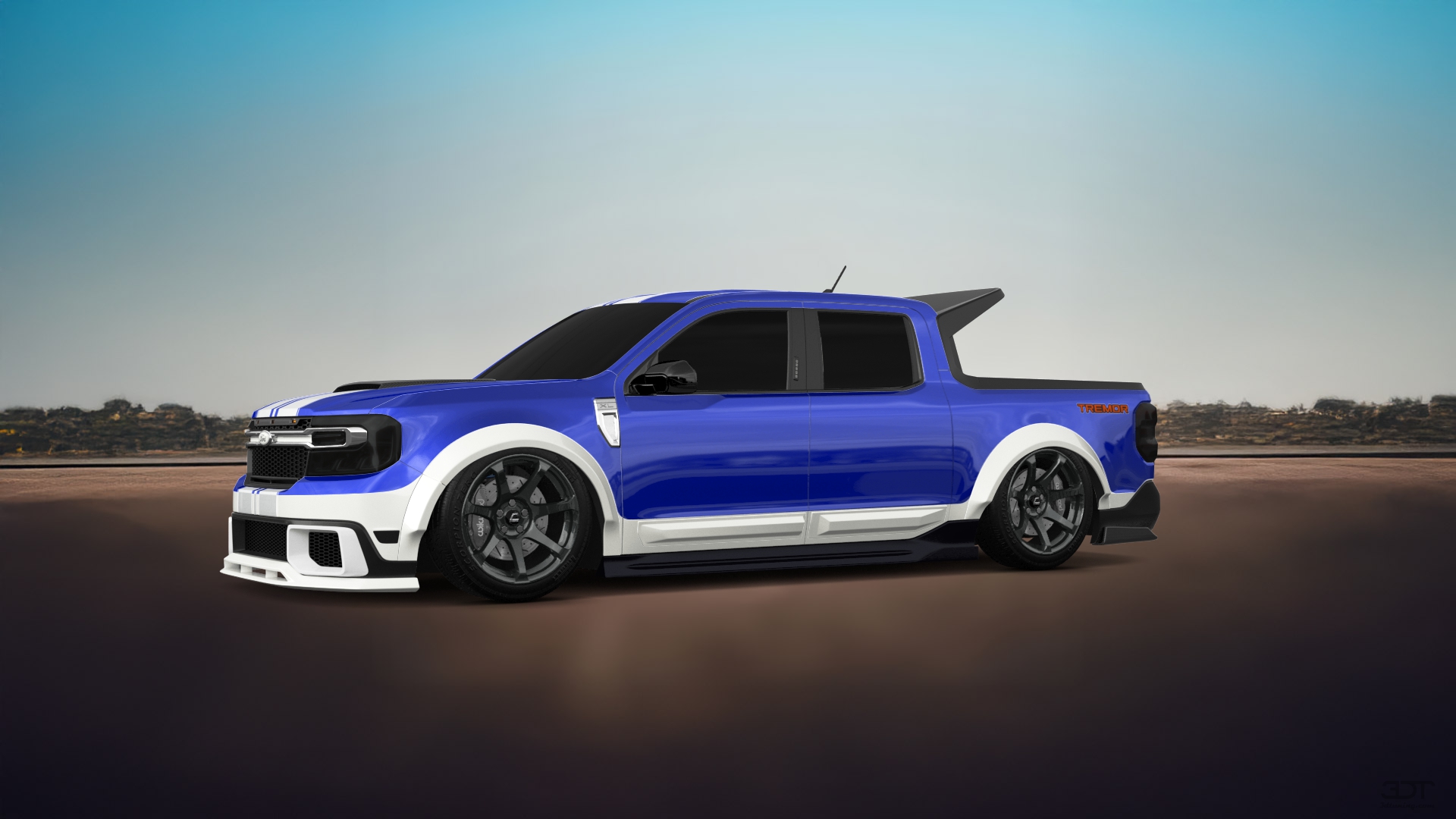 Ford Maverick 4 Door pickup truck 2022 tuning