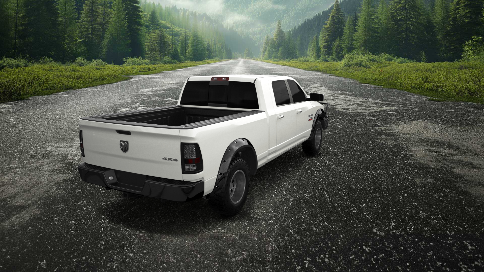 Dodge Ram 2500 Mega Cab 6.4 ft box 4 Door pickup truck 2010 tuning