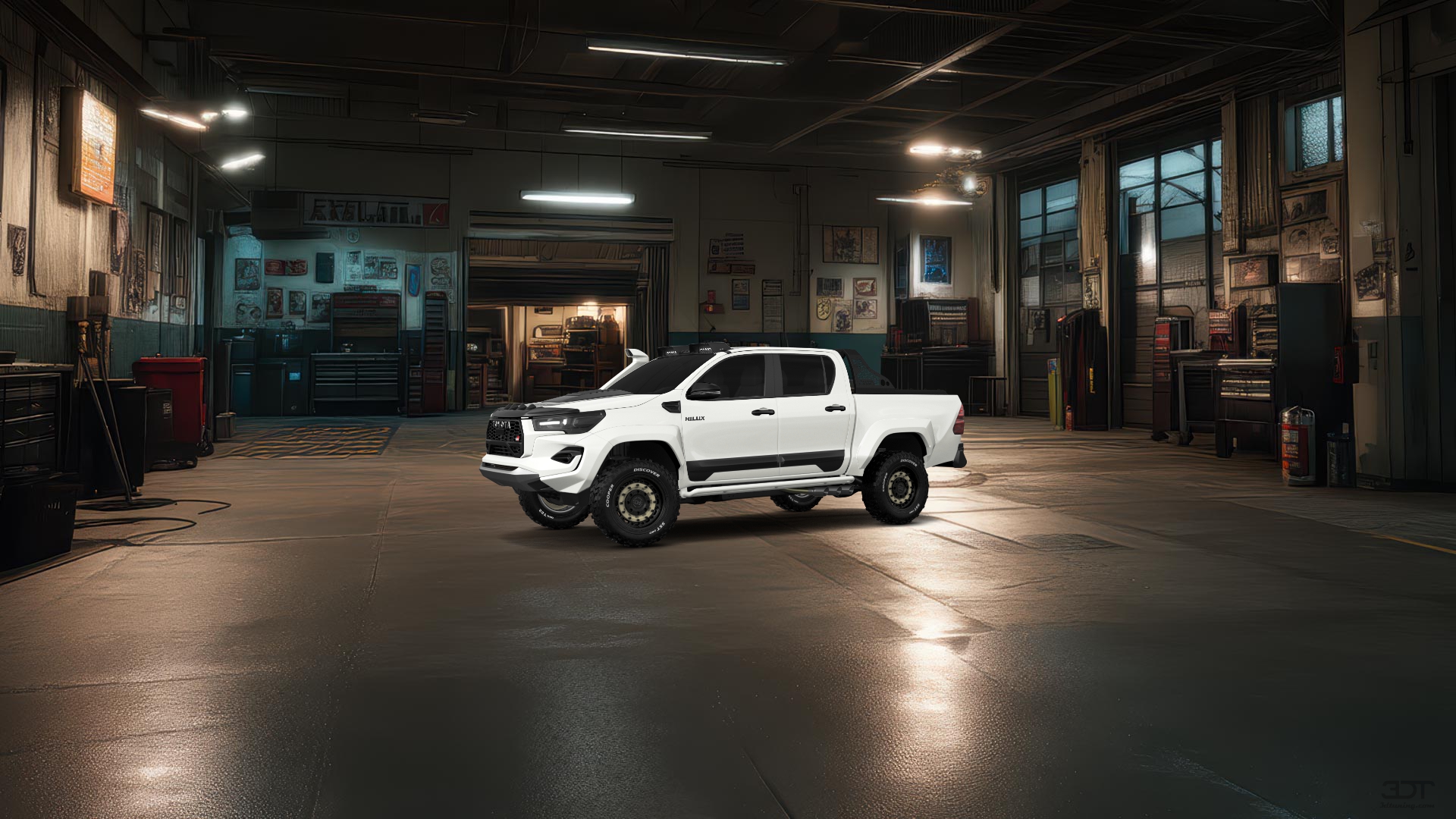 Toyota Hilux Double Cab 4 Door pickup truck 2015 tuning