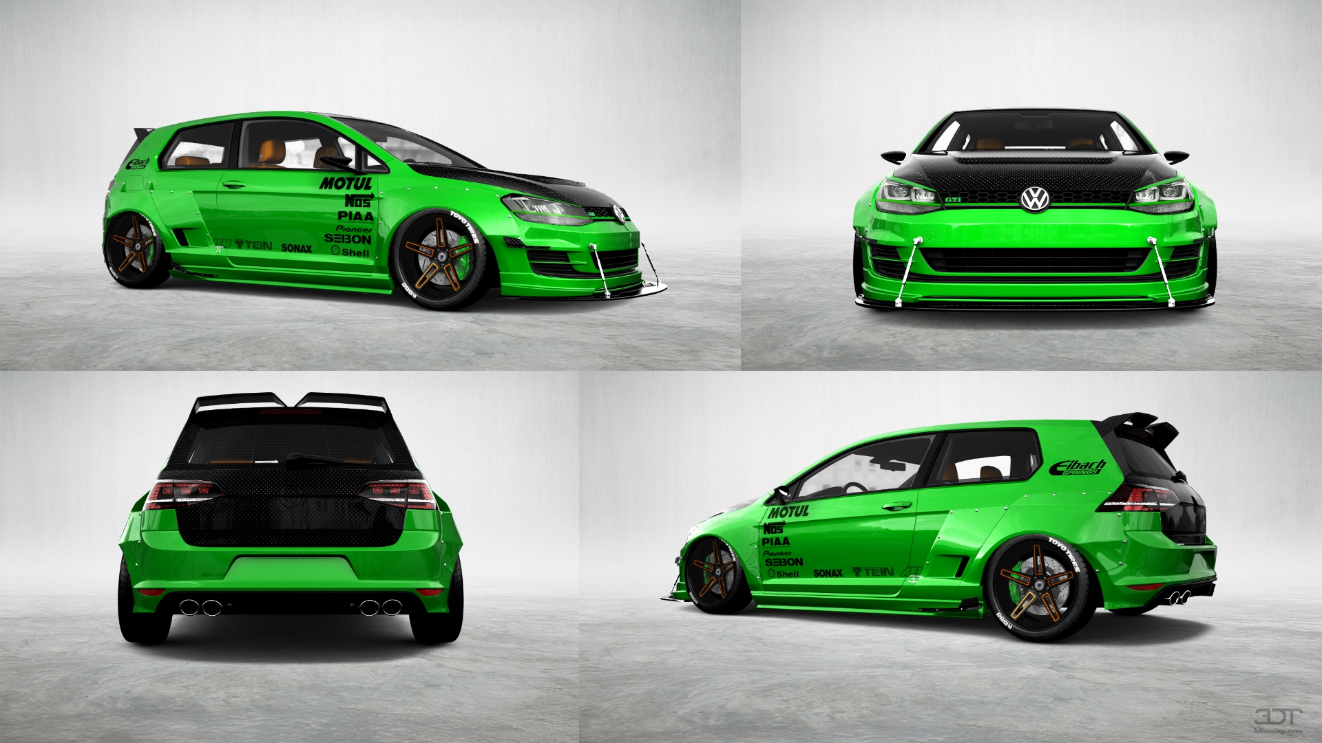 Volkswagen Golf 7 3 Door Hatchback 2013 tuning