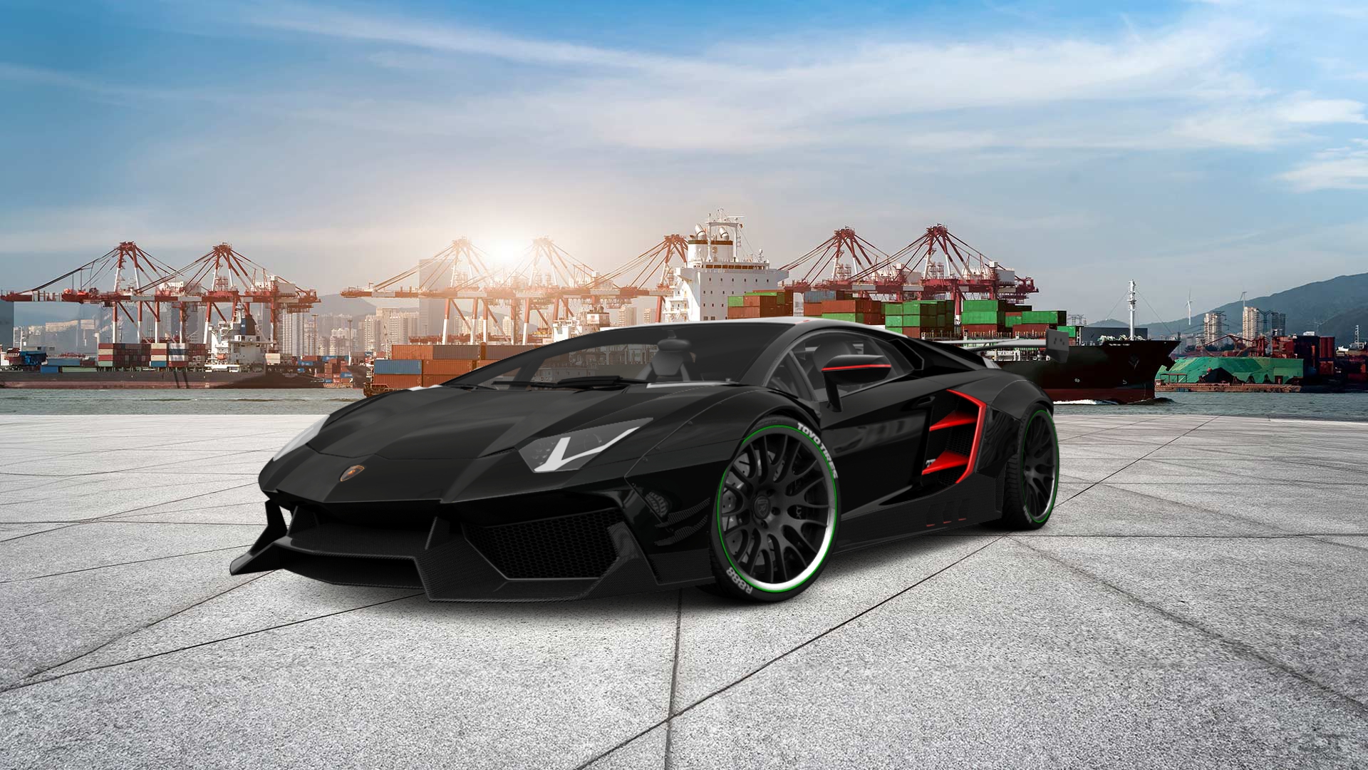 Lamborghini Aventador 2 Door Coupe 2012 tuning