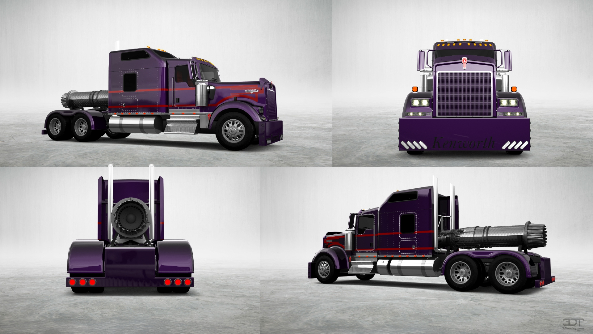 Kenworth W900 Sleeper Cab Truck 2015 tuning
