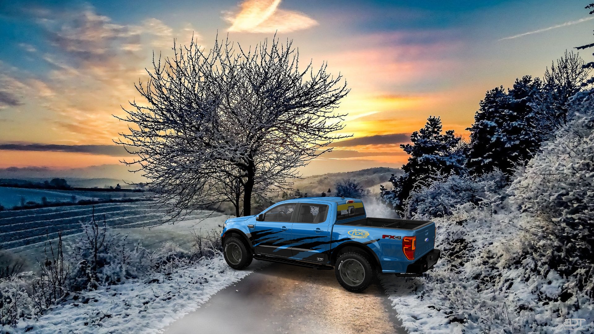 Ford Ranger 4 Door pickup truck 2019