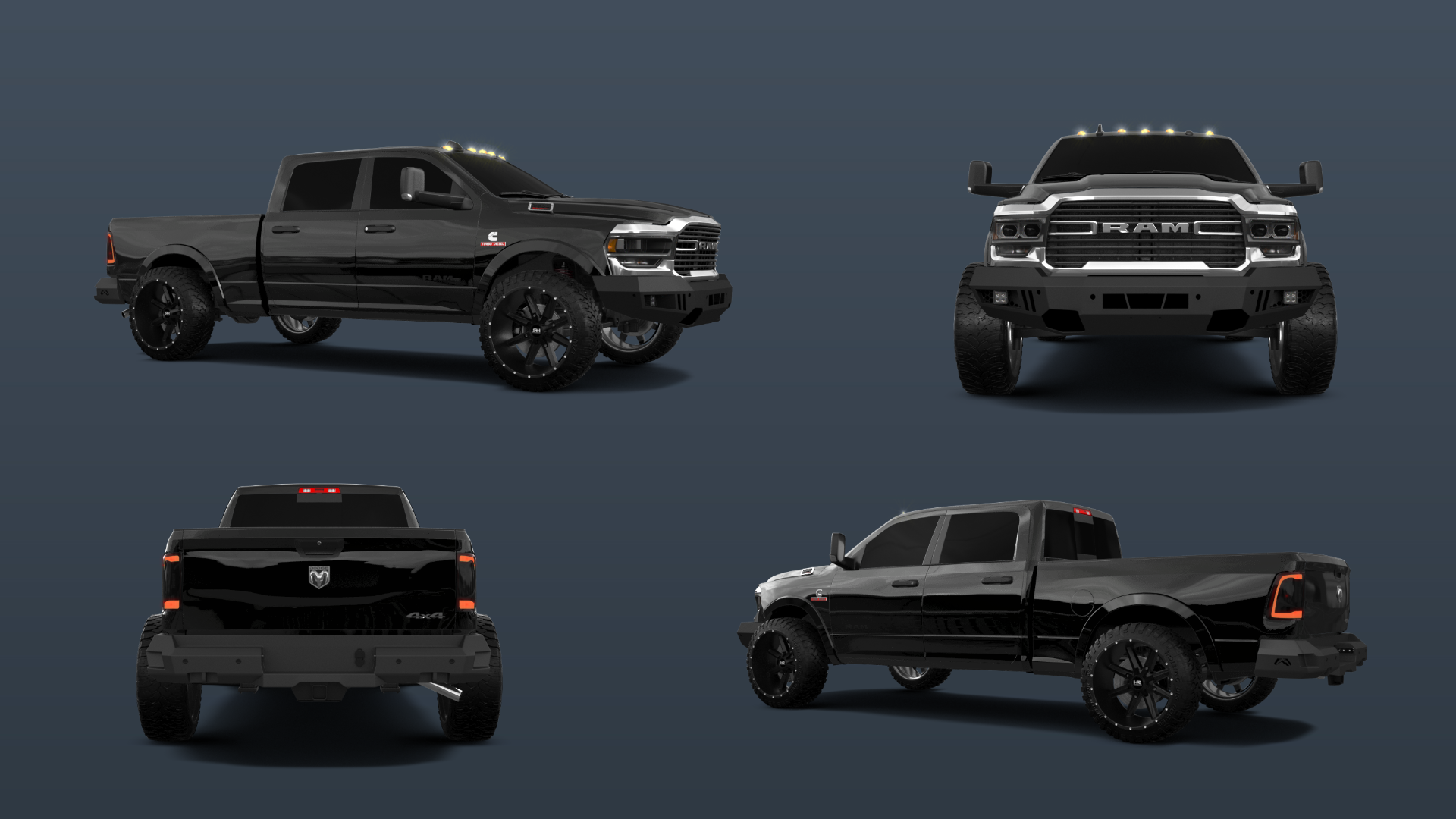 Dodge Ram 2500 4 Door pickup truck 2020 tuning