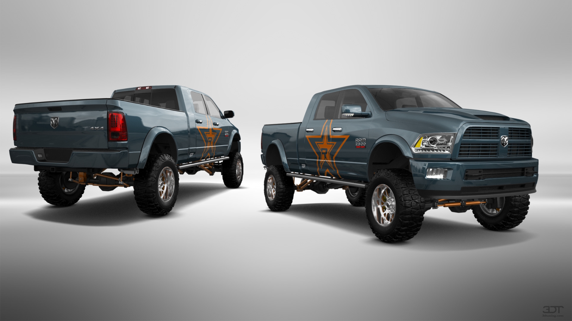 Dodge Ram 2500 Mega Cab 6.4 ft box 4 Door pickup truck 2010 tuning