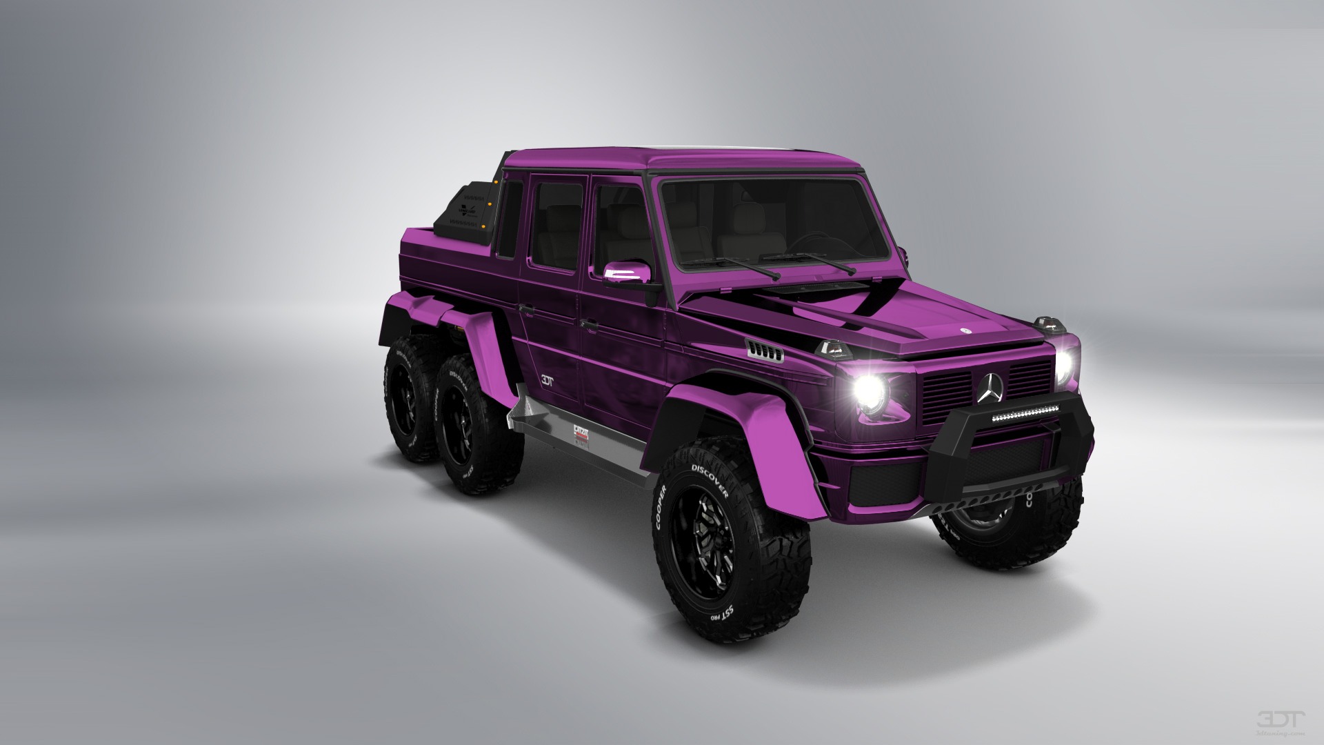 Mercedes G 63 AMG 6x6 4 Door pickup truck 2013 tuning