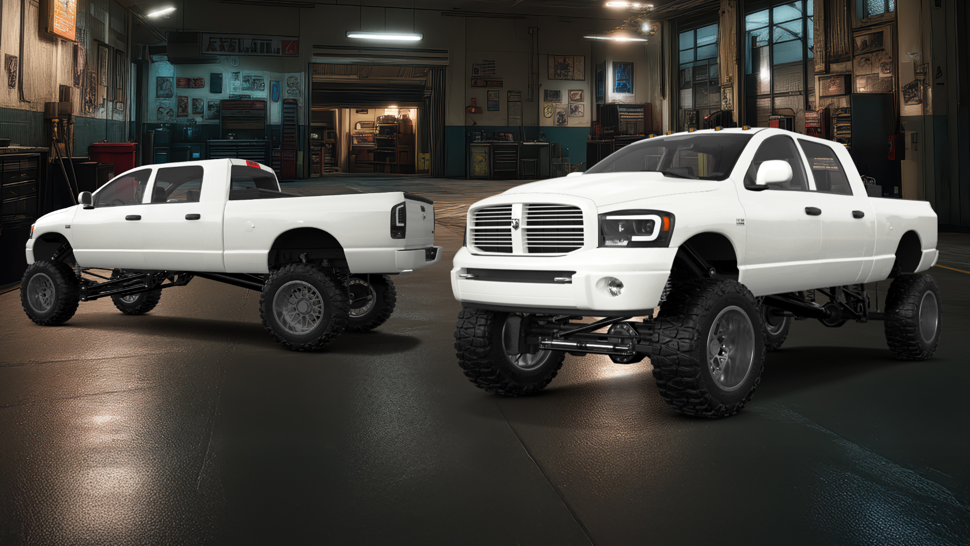 Dodge Ram 2500 4 Door pickup truck 2007 tuning