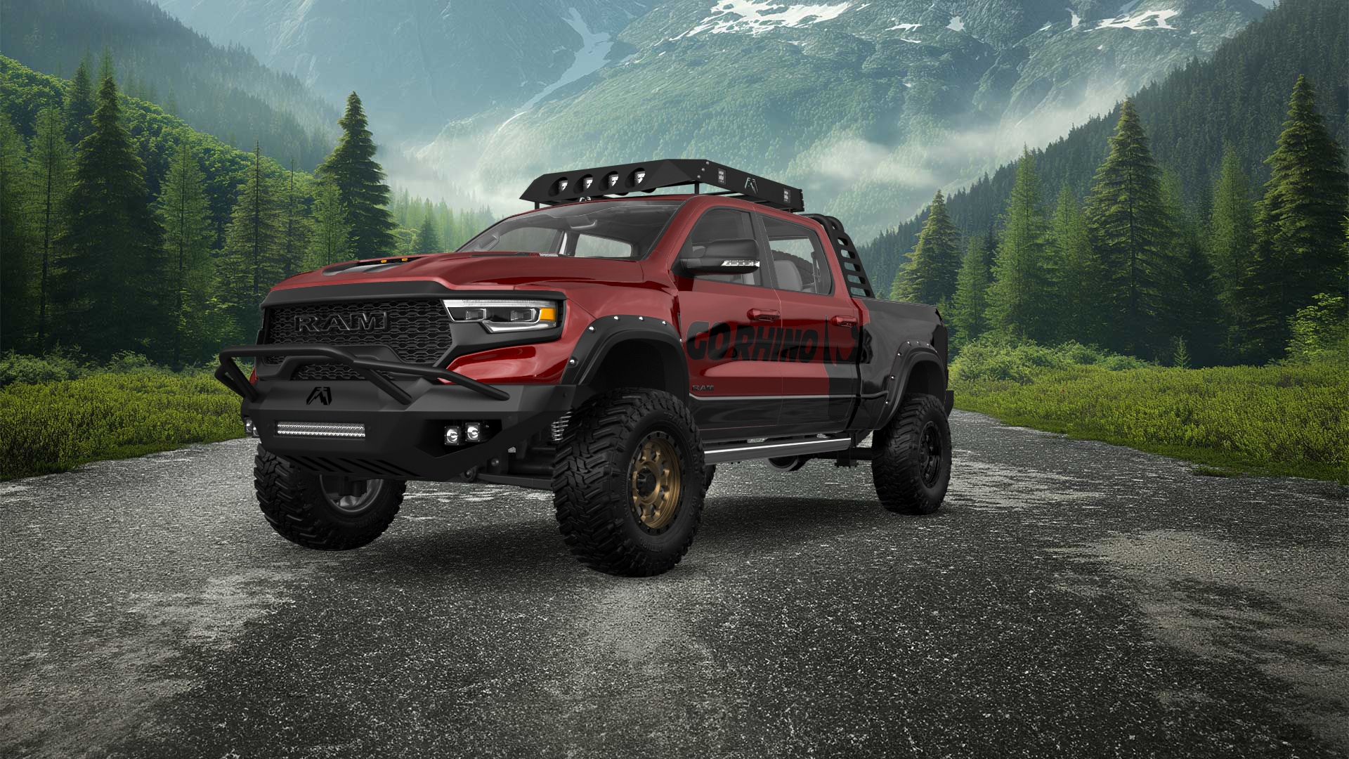 Dodge Ram 1500 TRX 4 Door pickup truck 2021