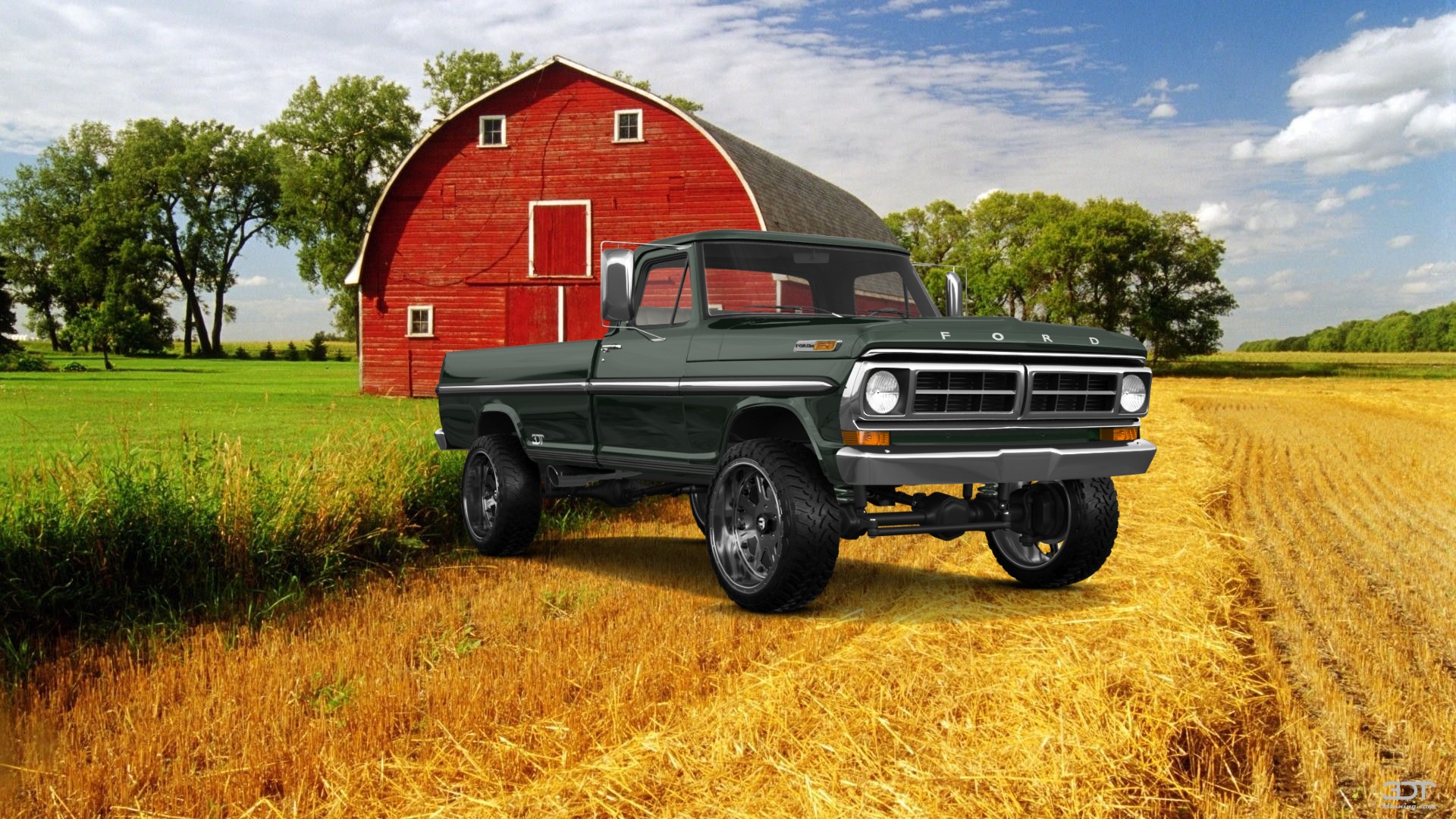 Ford F-250 2 Door pickup truck 1971