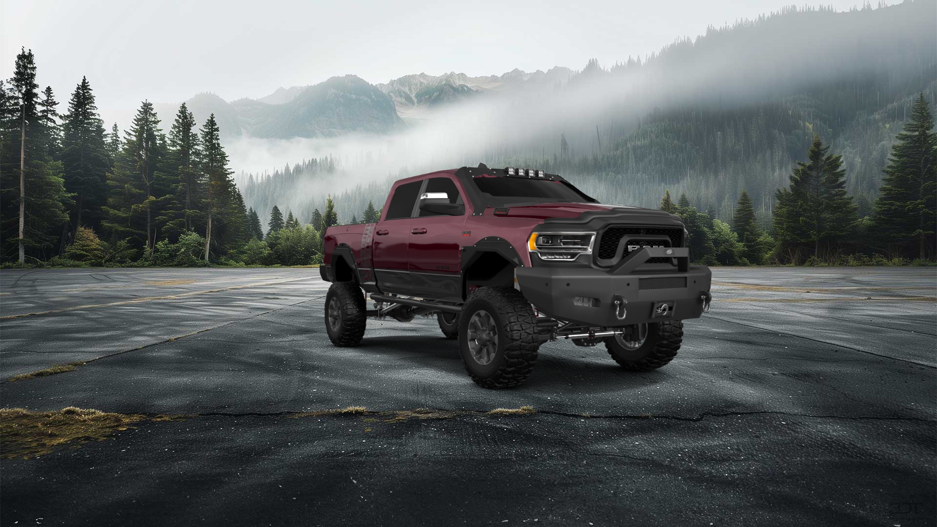 Dodge Ram 2500 4 Door pickup truck 2020 tuning