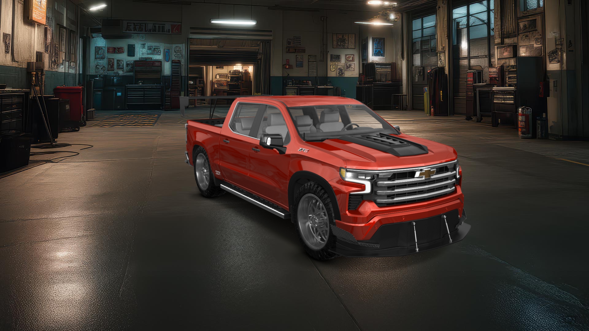 Chevrolet Silverado 1500 Crew Cab 5.8 ft box 4 Door pickup truck 2023 tuning