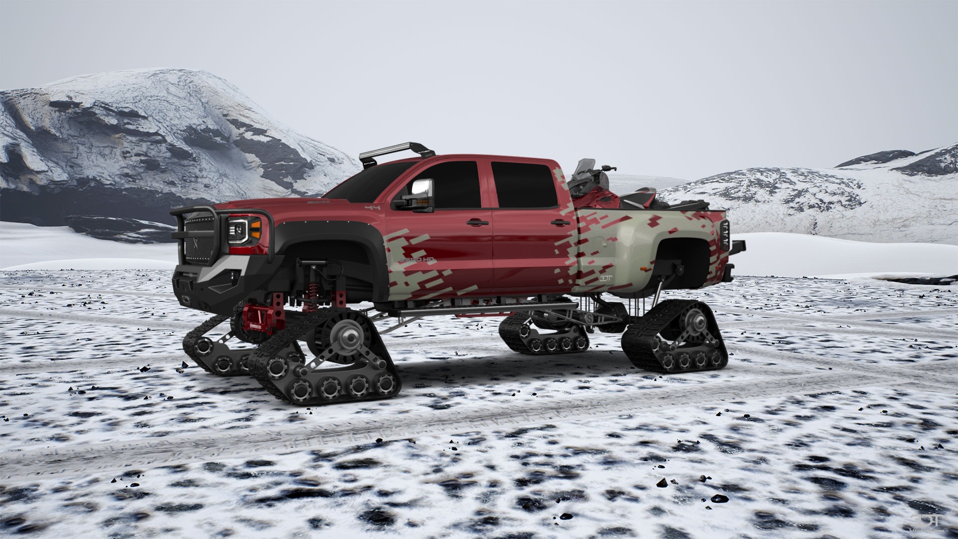 GMC Sierra 3500 HD Crew Cab 4 Door pickup truck 2015