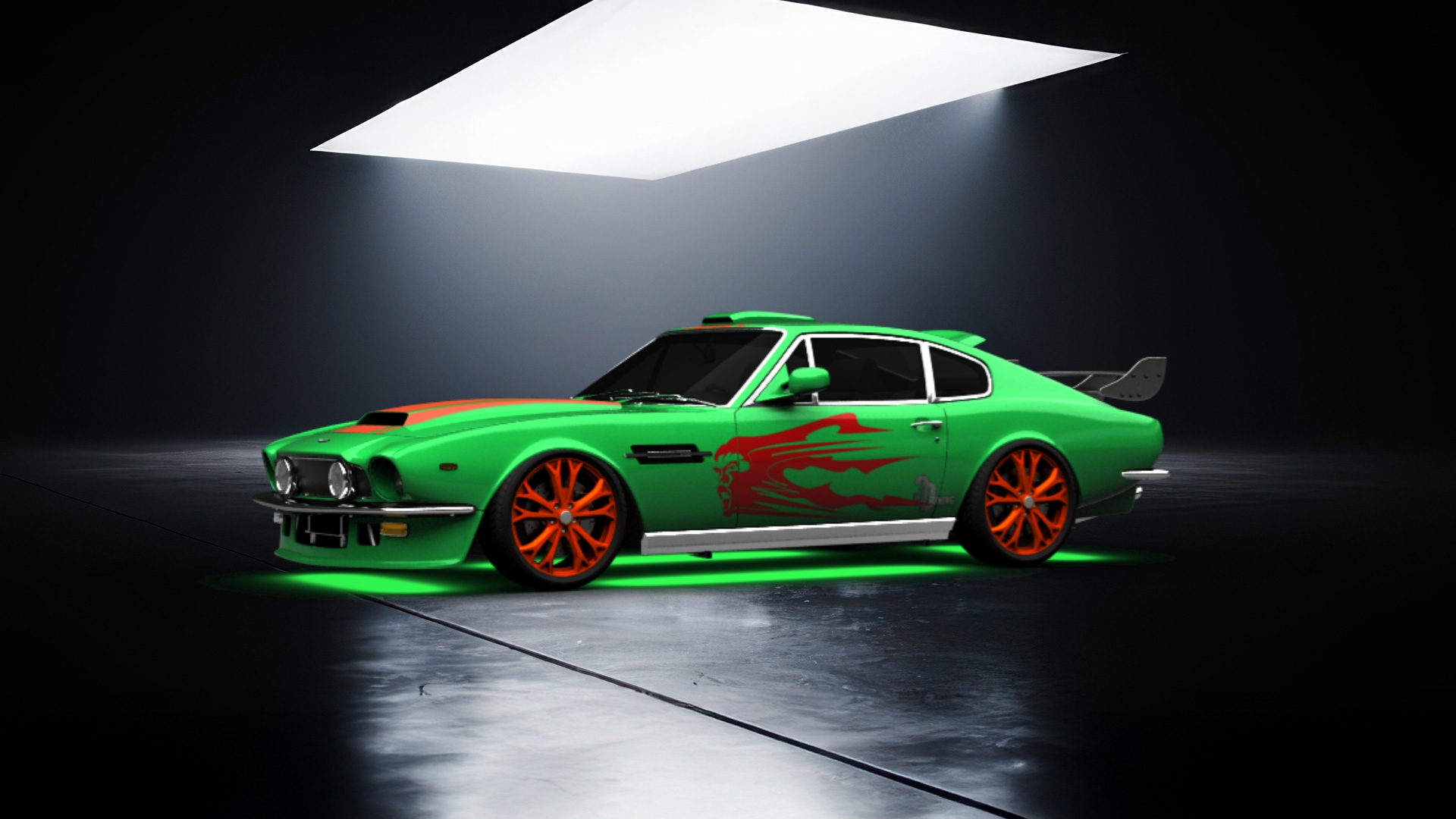 Aston Martin V8 Vantage Coupe 1977 tuning